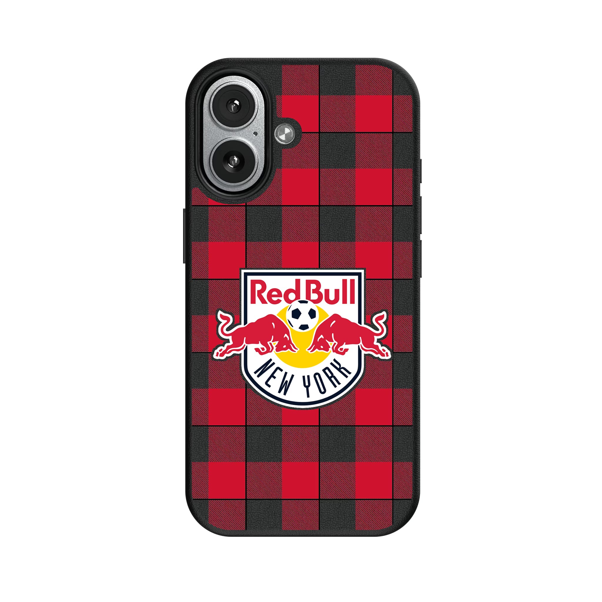 New York Red Bulls Plaid iPhone MagSafe Compatible Phone Case for Apple iPhone#Device_iPhone 17