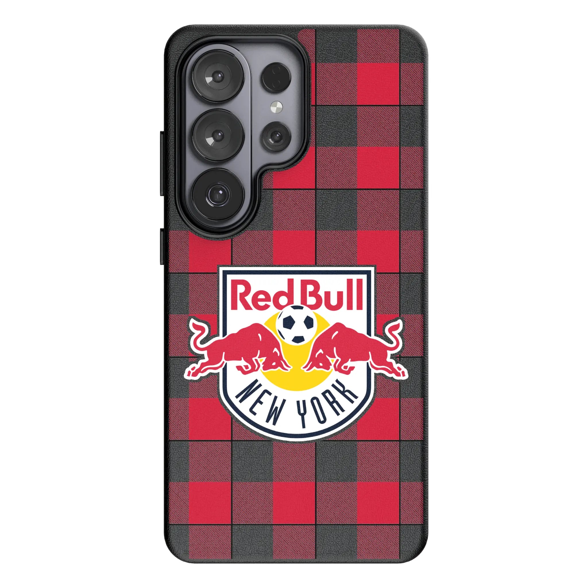 New York Red Bulls Plaid Galaxy MagSafe Compatible Phone Case for Samsung Galaxy#Device_Galaxy S26 Ultra