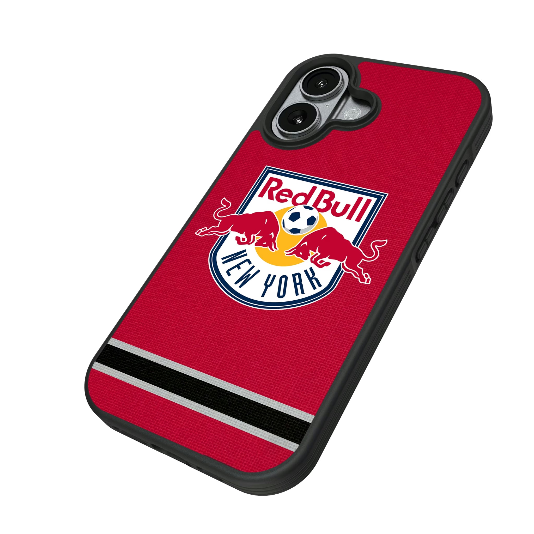 New York Red Bulls Stripe iPhone Bump Phone Case for Apple iPhone - Isometric View#Device_iPhone 17