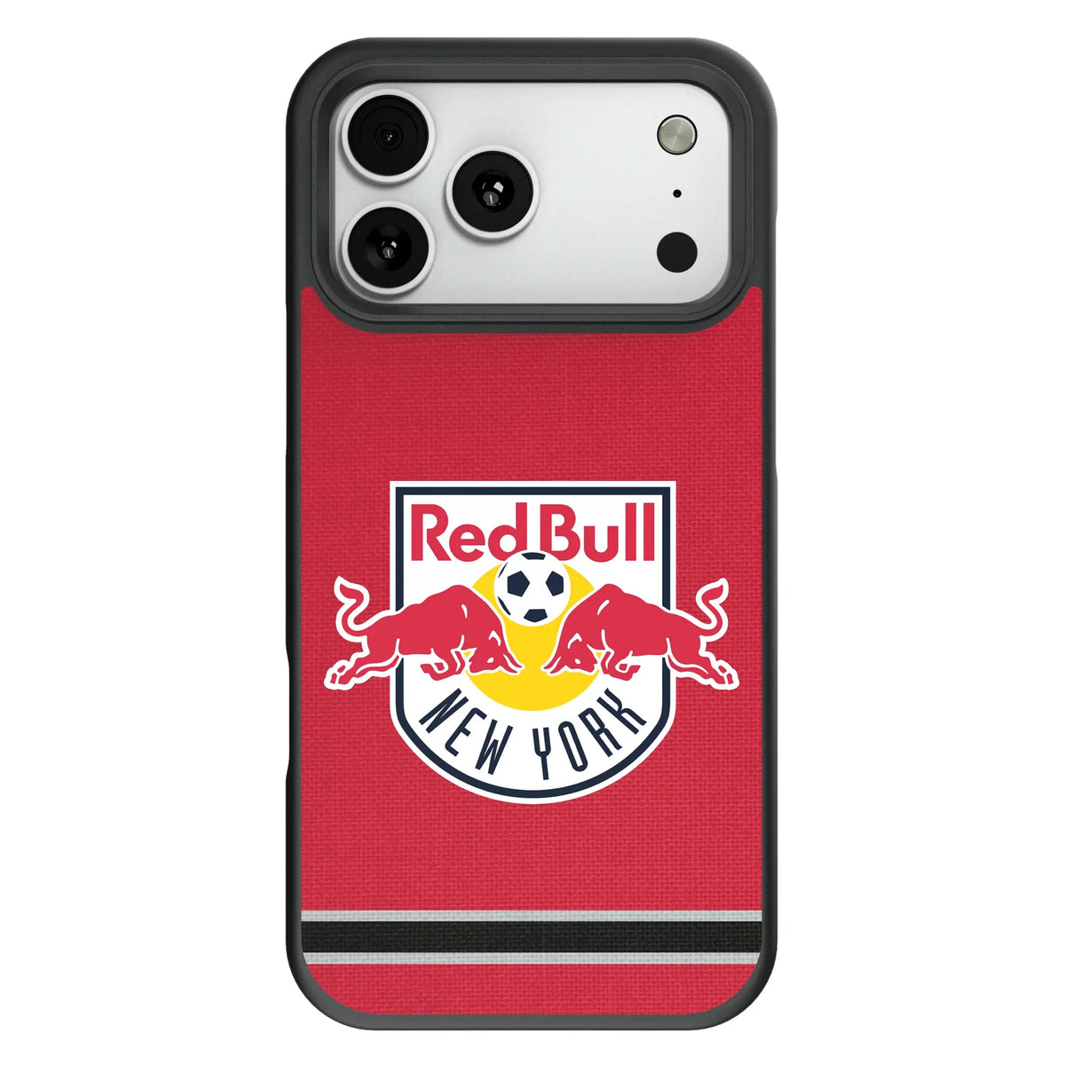 New York Red Bulls Stripe Bump Phone Case for Apple iPhone