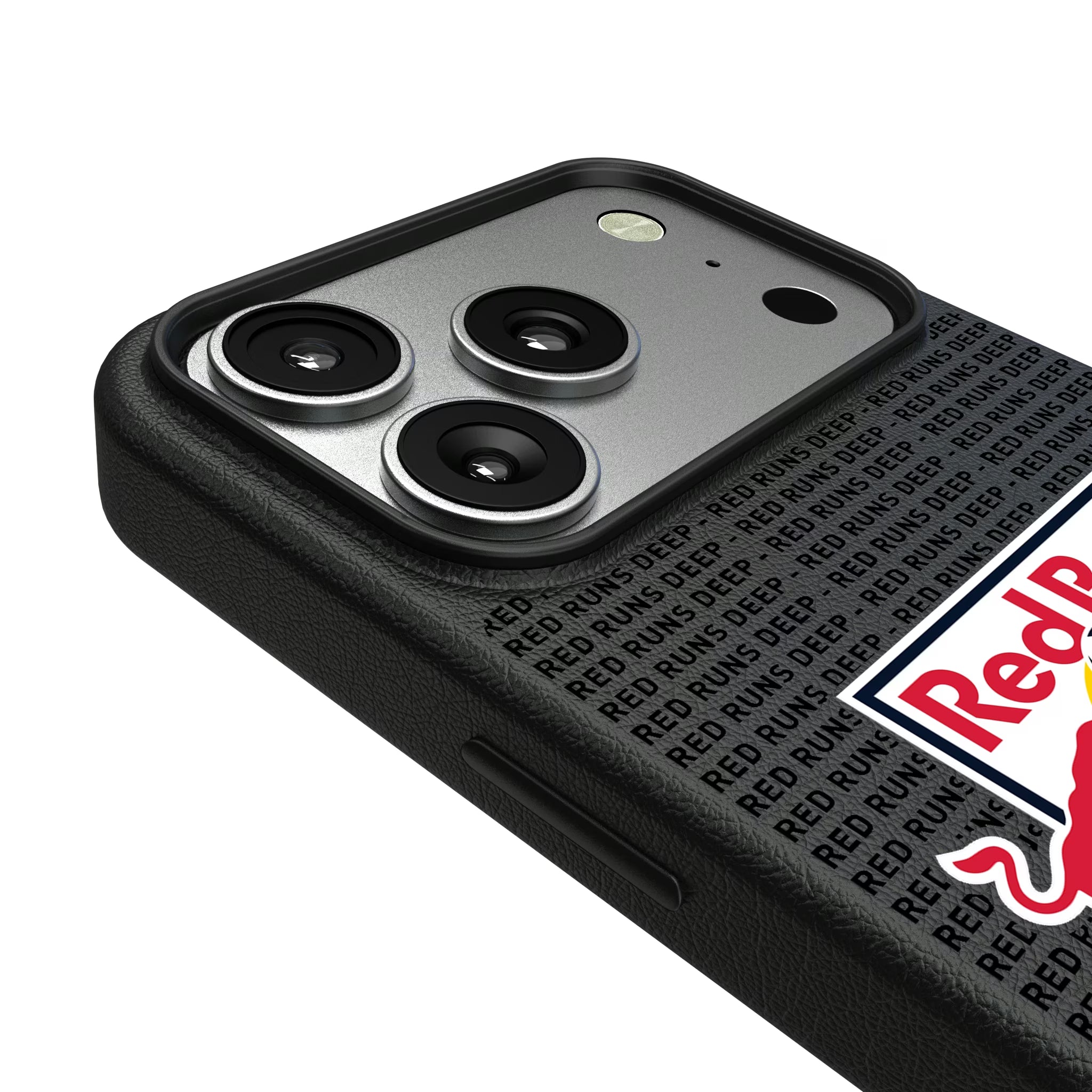 New York Red Bulls Text Backdrop iPhone MagSafe Compatible Phone Case for Apple iPhone - Detail#Device_iPhone 17 Pro