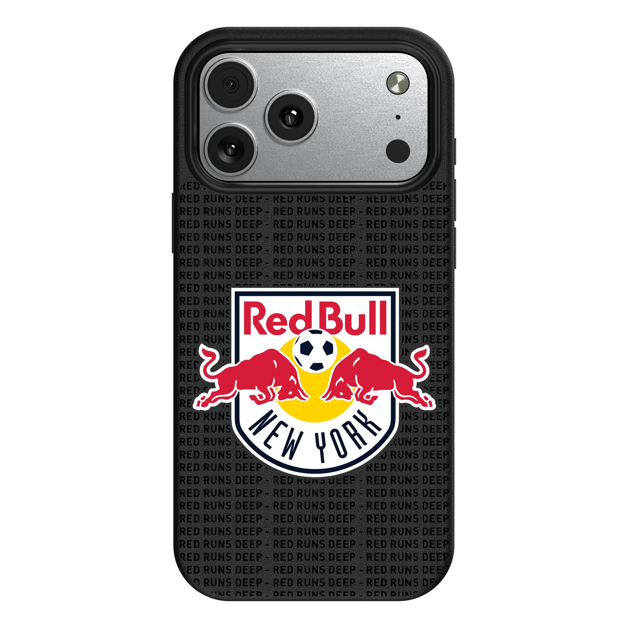 New York Red Bulls Text Backdrop iPhone MagSafe Compatible Phone Case for Apple iPhone#Device_iPhone 17 Pro Max