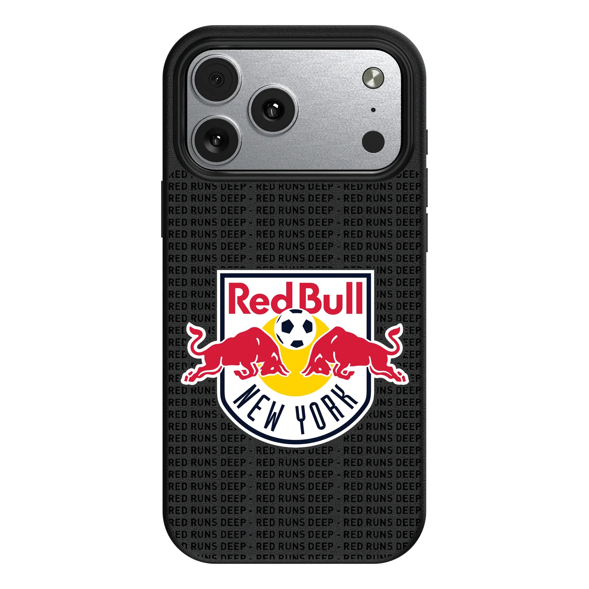 New York Red Bulls Text Backdrop iPhone MagSafe Compatible Phone Case for Apple iPhone#Device_iPhone 17 Pro Max