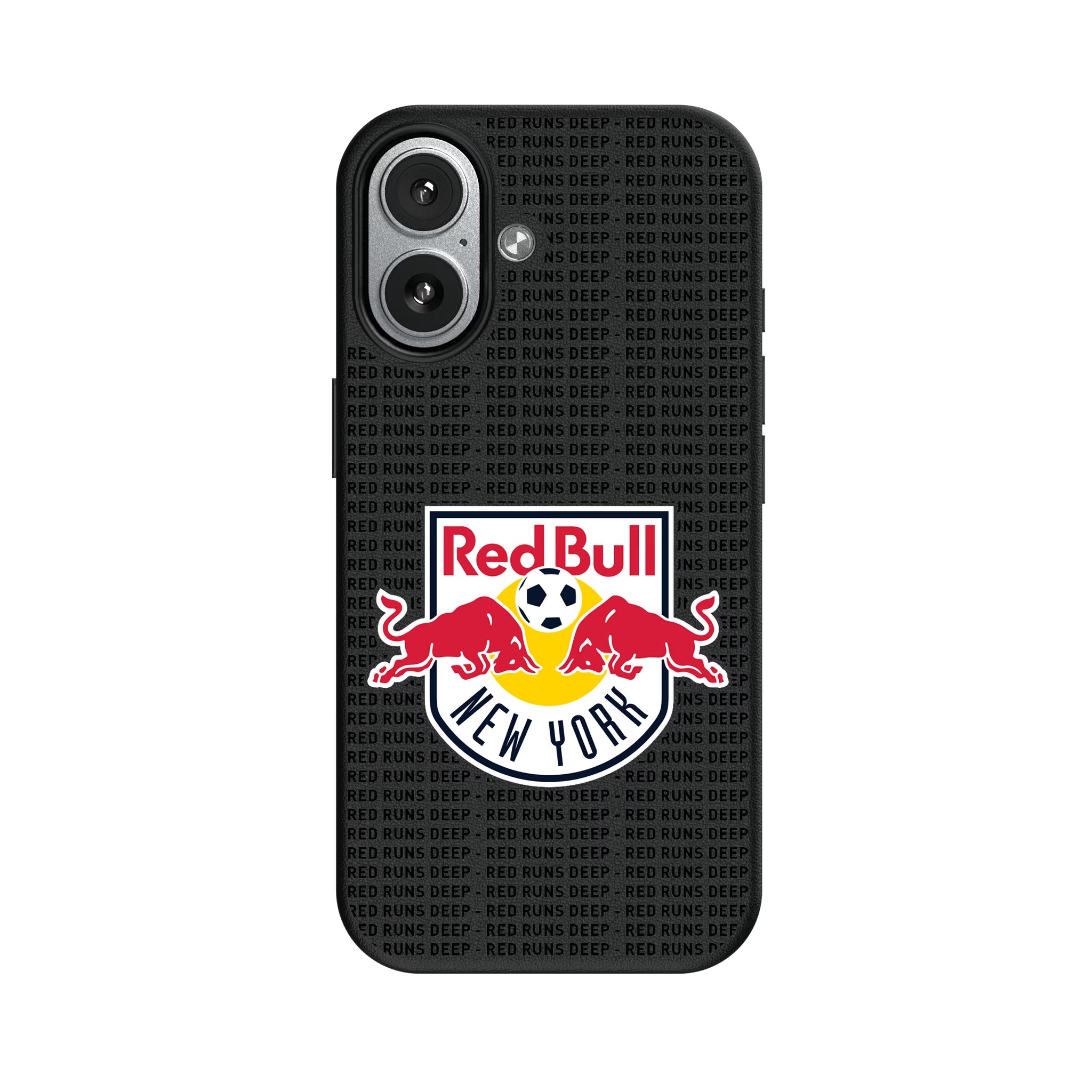 New York Red Bulls Text Backdrop iPhone MagSafe Compatible Phone Case for Apple iPhone#Device_iPhone 17