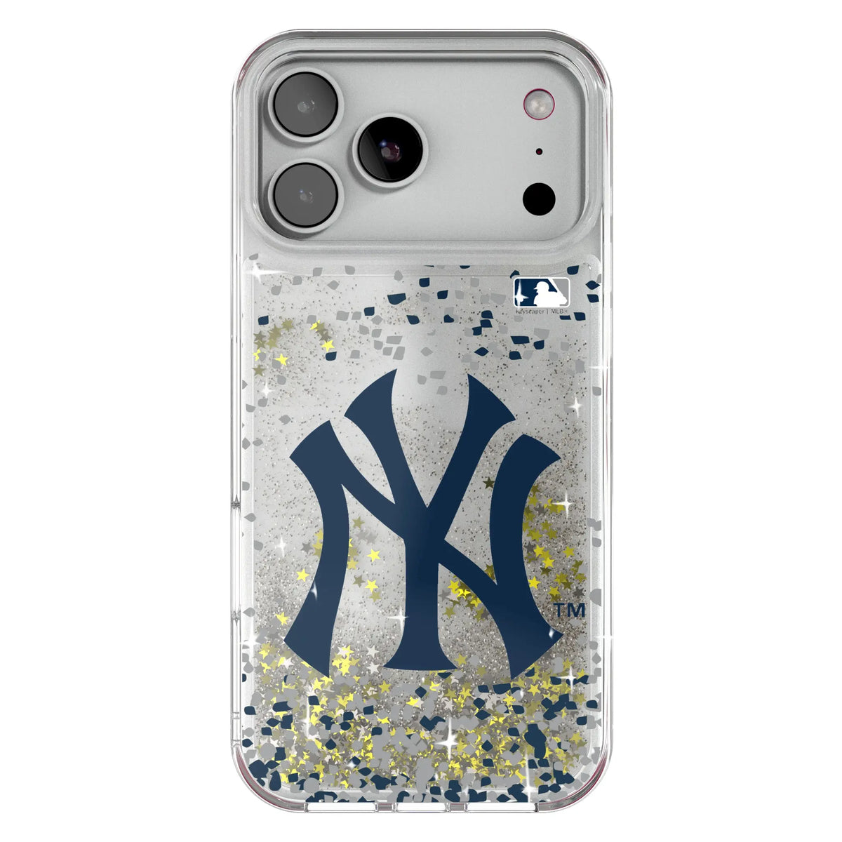 New York Yankees Confetti Glitter Phone Case for Apple iPhone