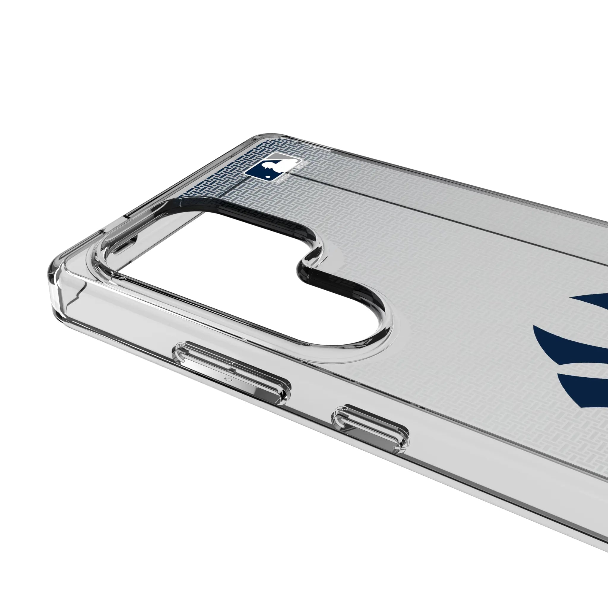 New York Yankees Linen Galaxy Clear Phone Case for Samsung Galaxy - Detail#Device_Galaxy S25 Ultra