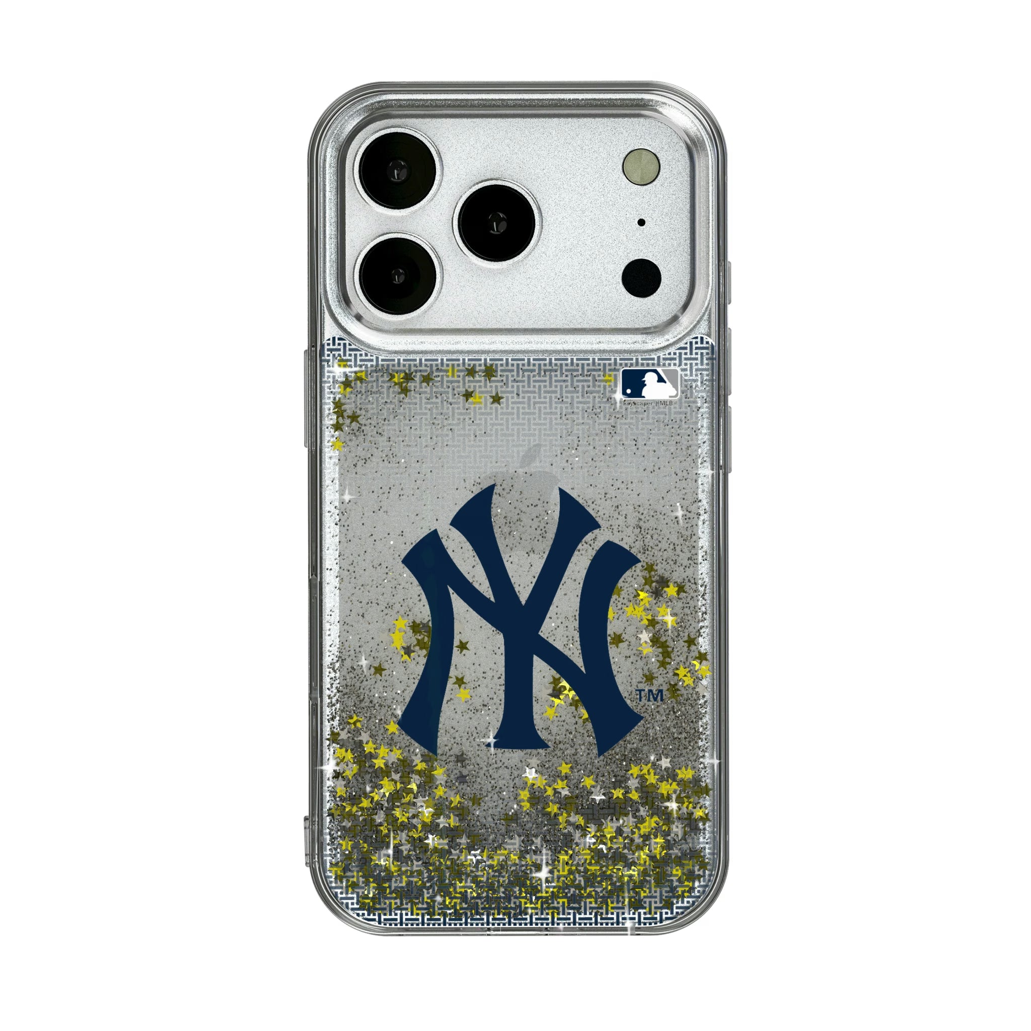 New York Yankees Linen iPhone Glitter Phone Case for Apple iPhone