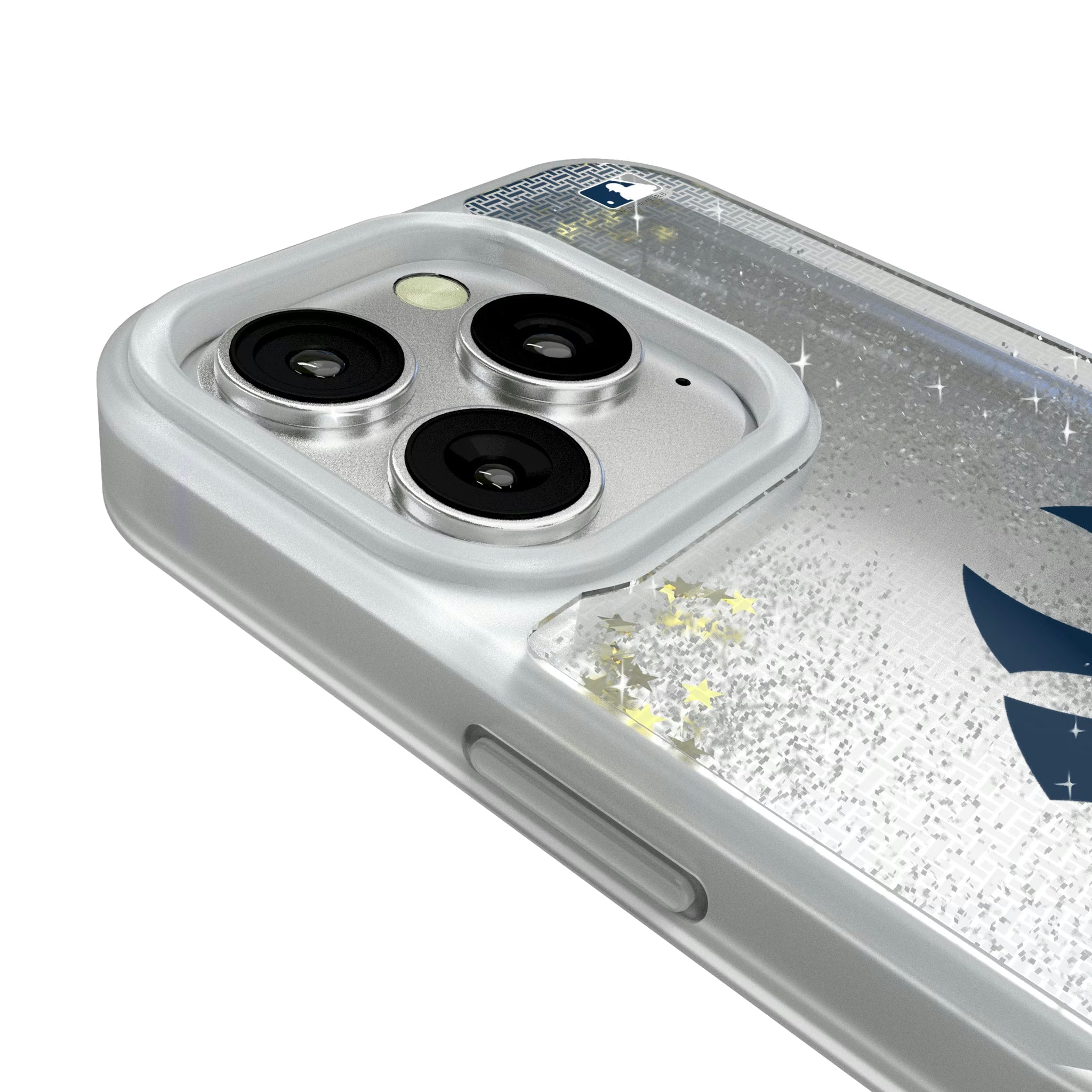 New York Yankees Linen iPhone Glitter Phone Case for Apple iPhone - Detail#Device_iPhone 16 Pro