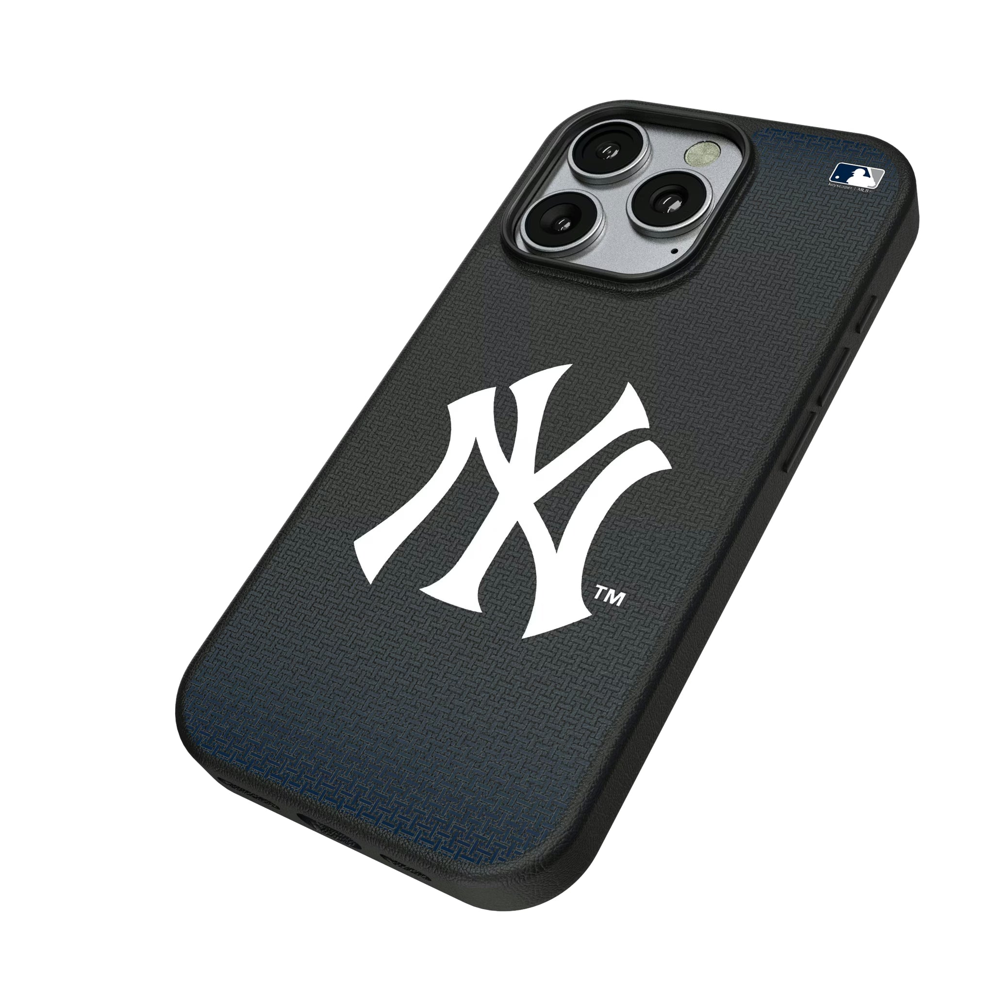 New York Yankees Linen iPhone MagSafe Compatible Phone Case for Apple iPhone - Isometric View