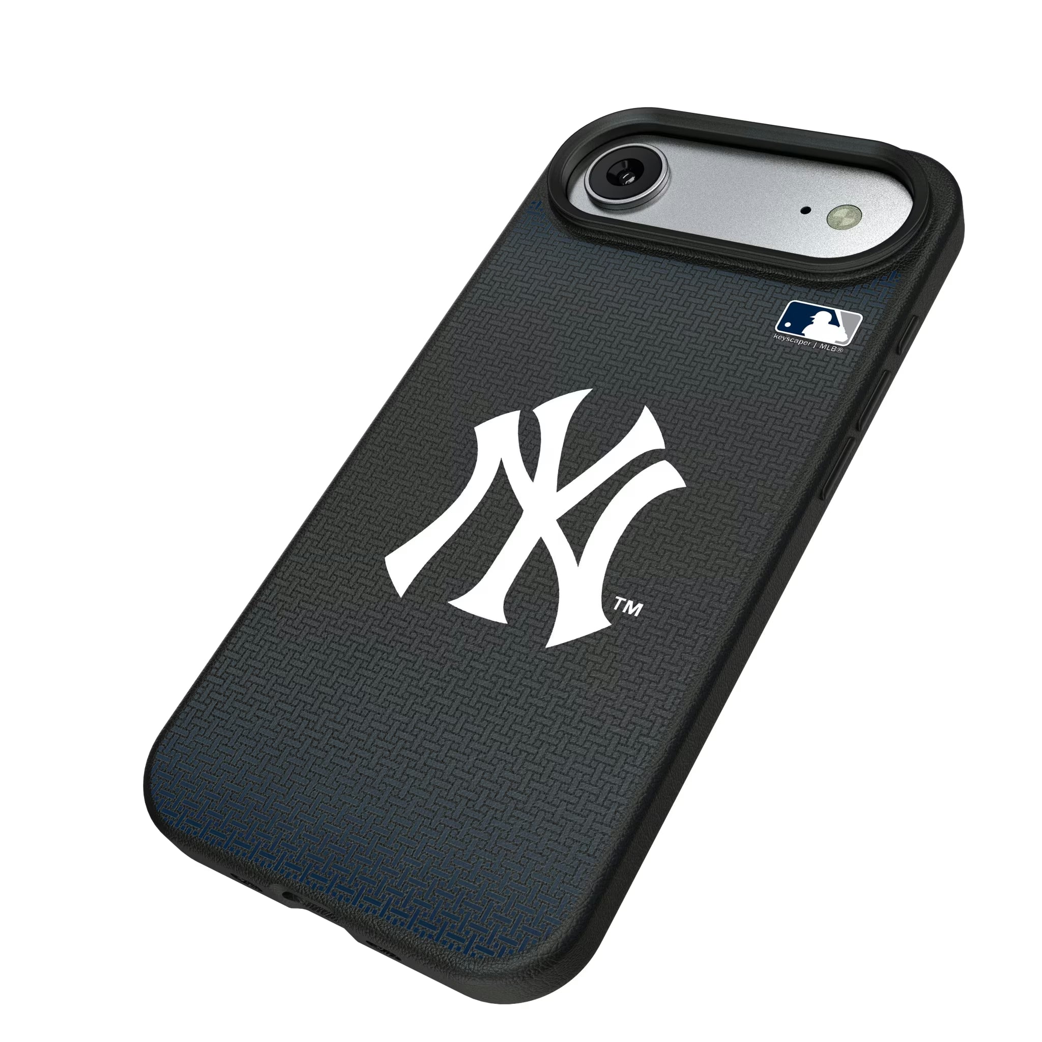 New York Yankees Linen iPhone MagSafe Compatible Phone Case for Apple iPhone - Isometric View#Device_iPhone Air