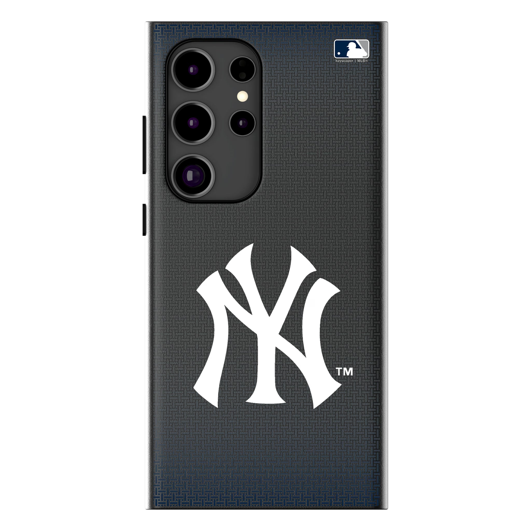 New York Yankees Linen Galaxy MagSafe Compatible Phone Case for Samsung Galaxy