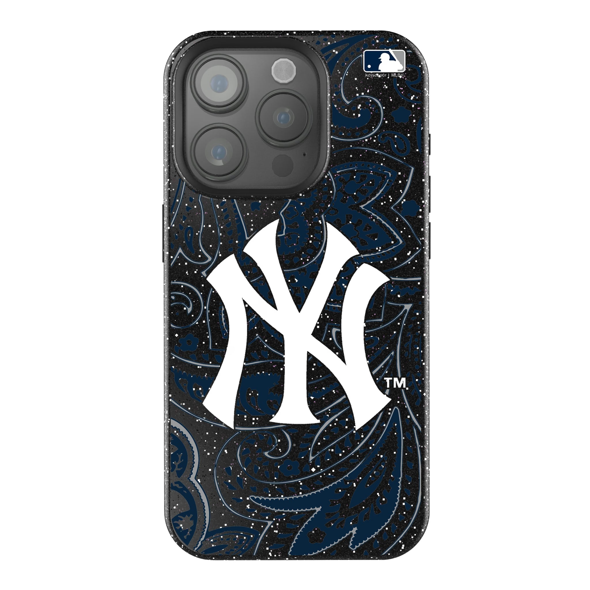 New York Yankees Paisley iPhone Bling Phone Case for Apple iPhone