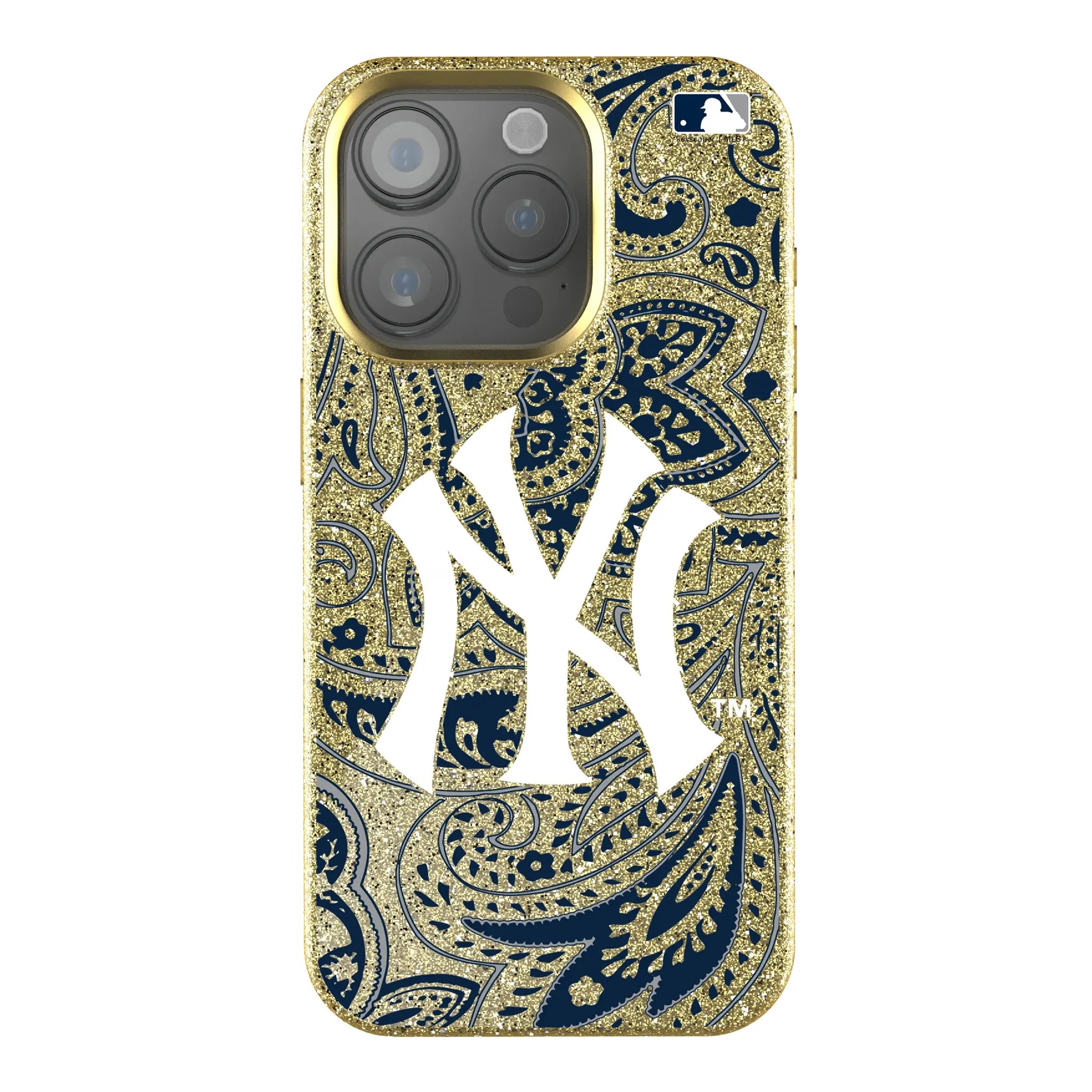 New York Yankees Paisley iPhone Bling Phone Case for Apple iPhone