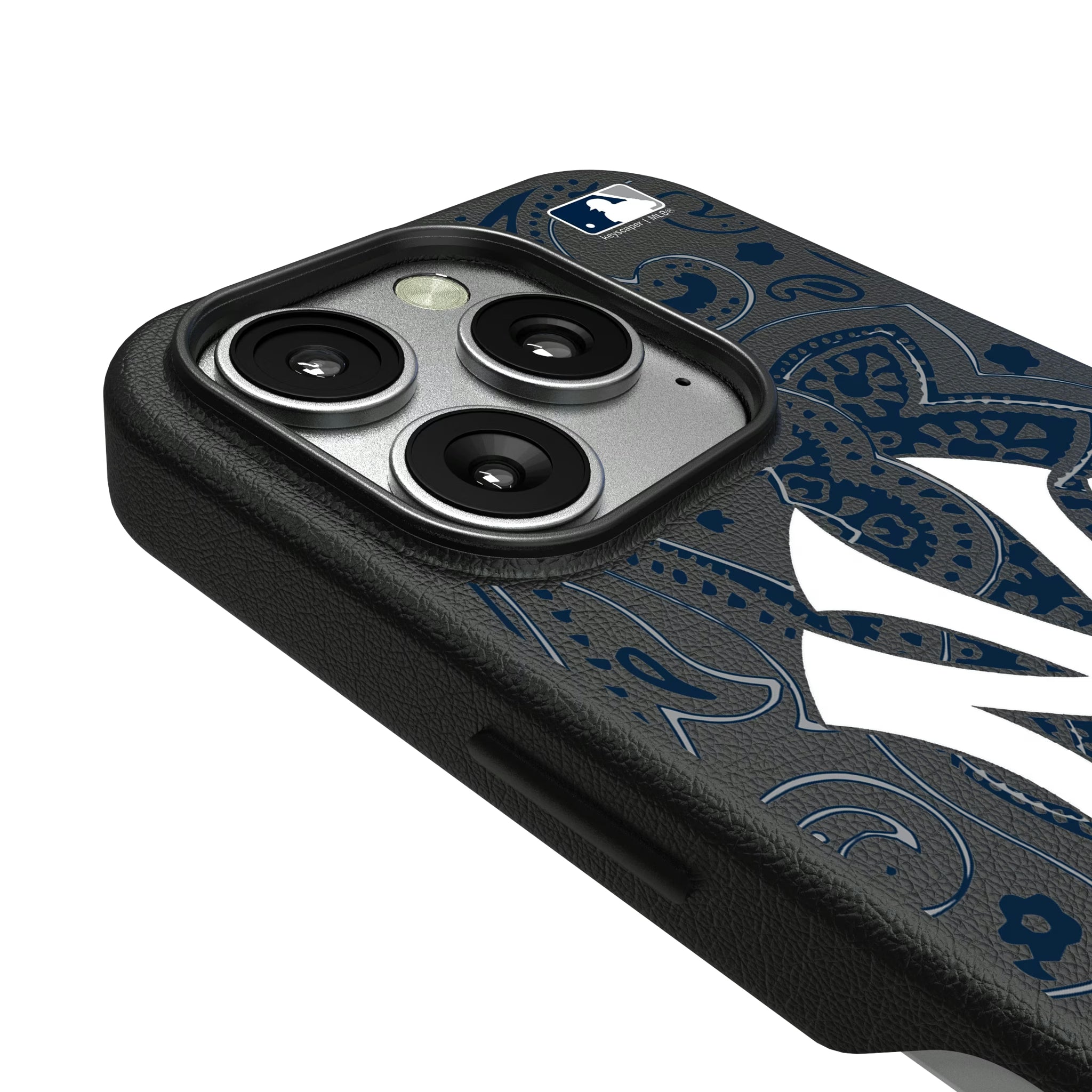 New York Yankees Paisley iPhone MagSafe Compatible Phone Case for Apple iPhone - Detail