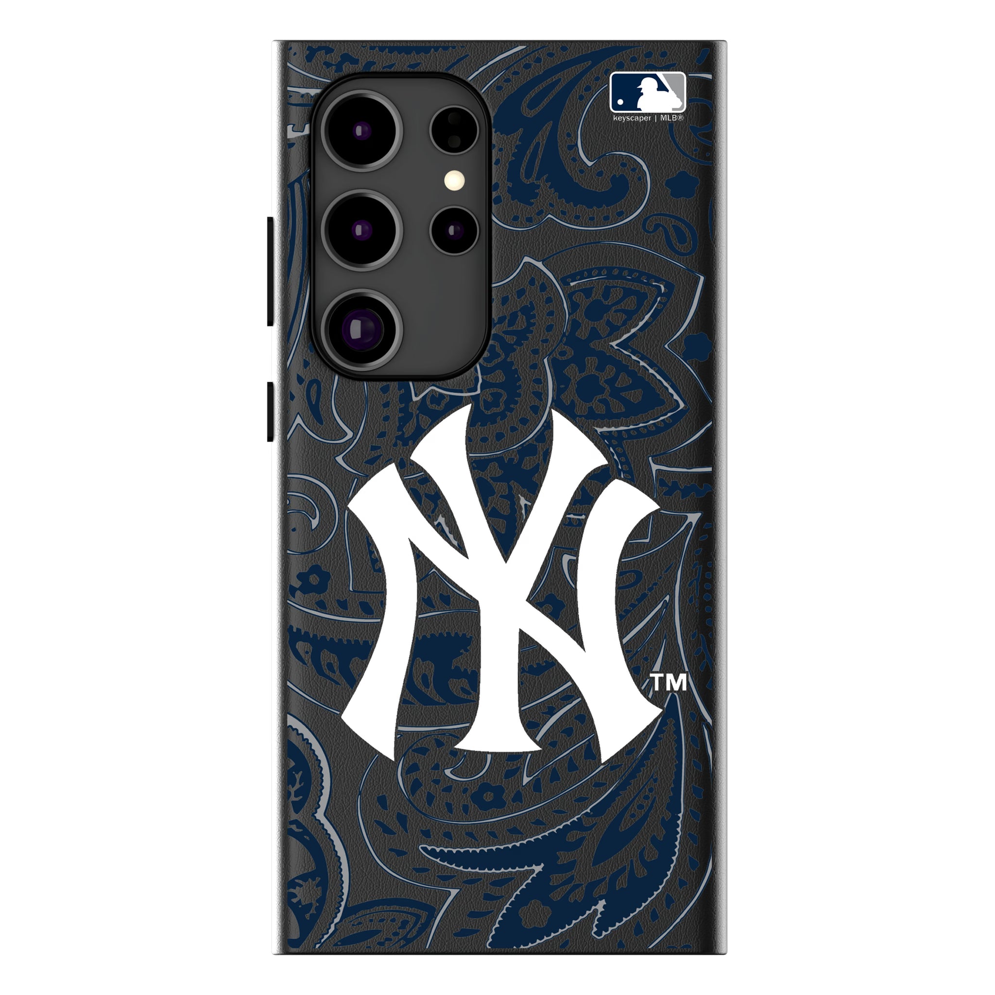 New York Yankees Paisley Galaxy MagSafe Compatible Phone Case for Samsung Galaxy