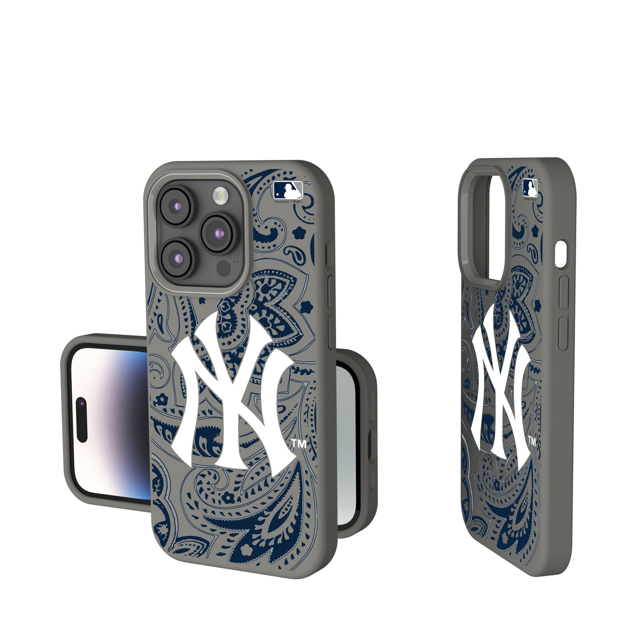 New York Yankees Paisley iPhone Soft Touch Phone Case for Apple iPhone