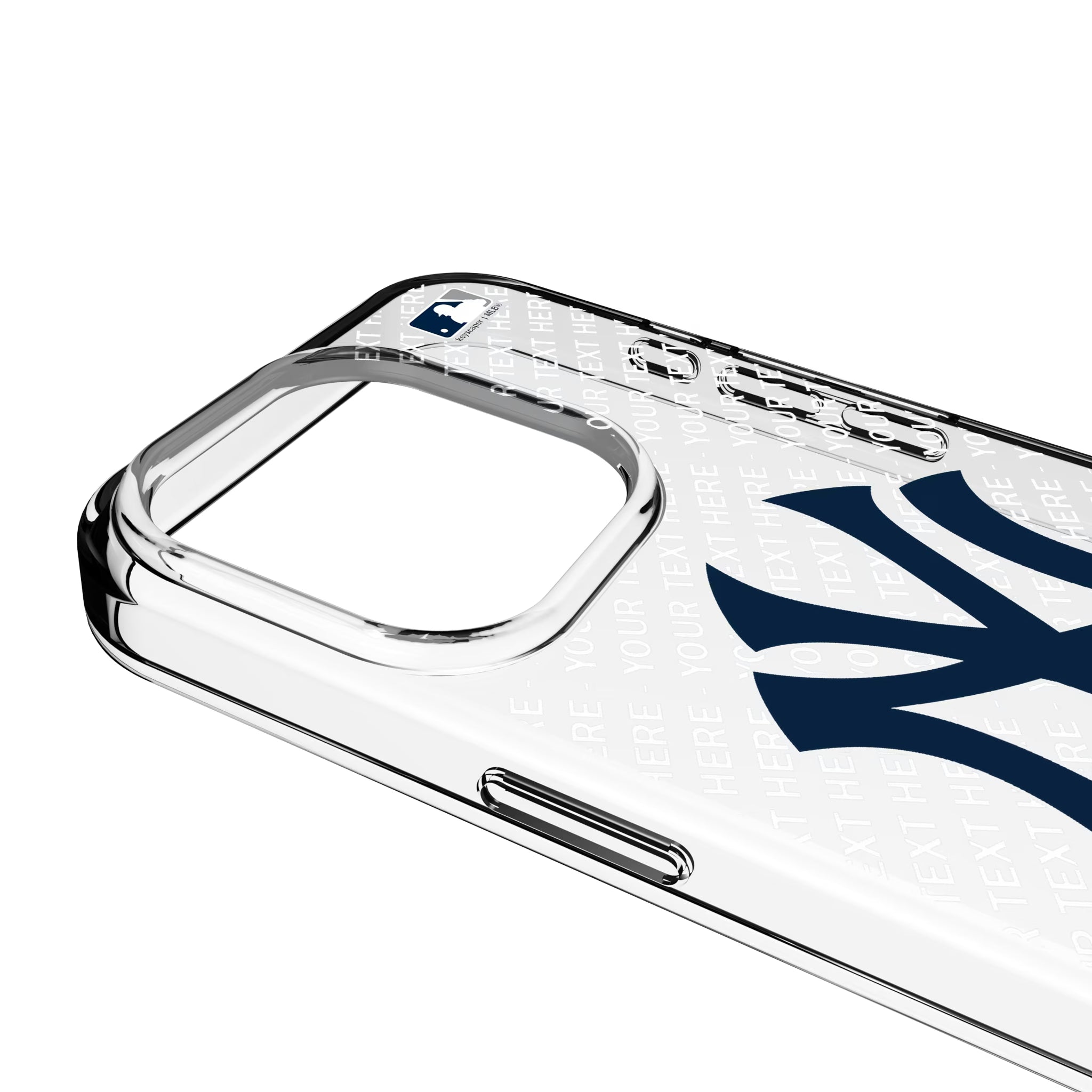 New York Yankees Personalized EndZone Plus iPhone Clear Phone Case for Apple iPhone - Detail