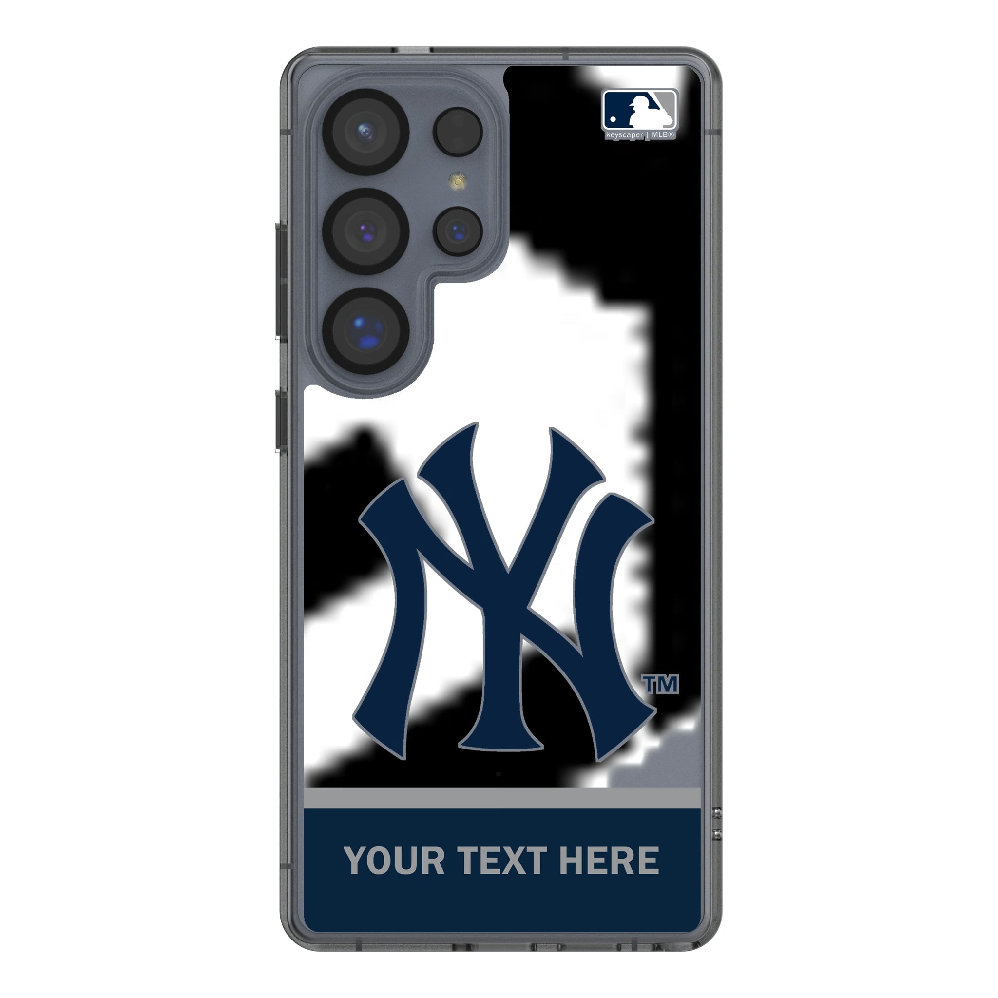 New York Yankees Personalized EndZone Plus Galaxy Clear Phone Case for Samsung Galaxy