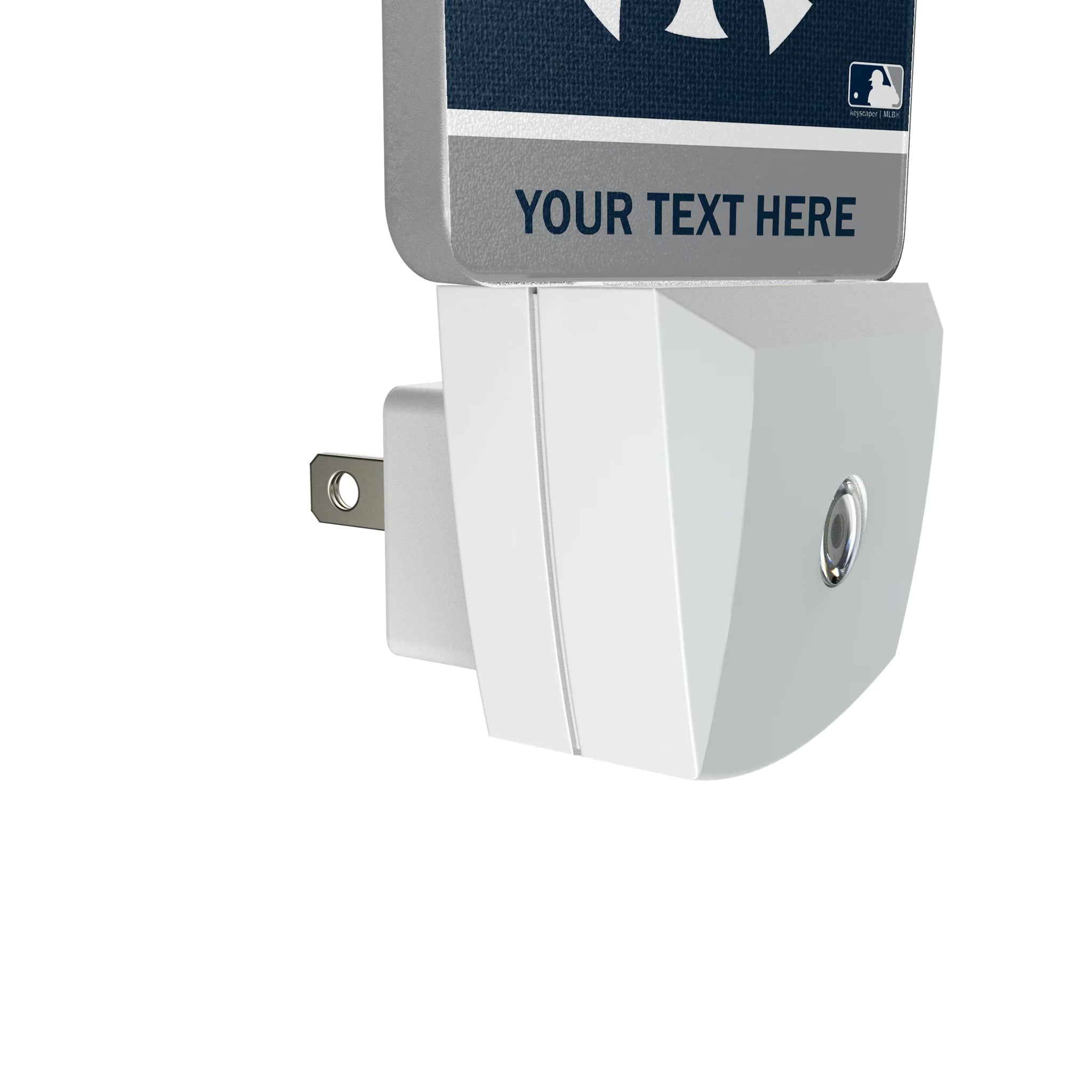 New York Yankees Personalized Endzone Solid Night Light 2-Pack - Detail