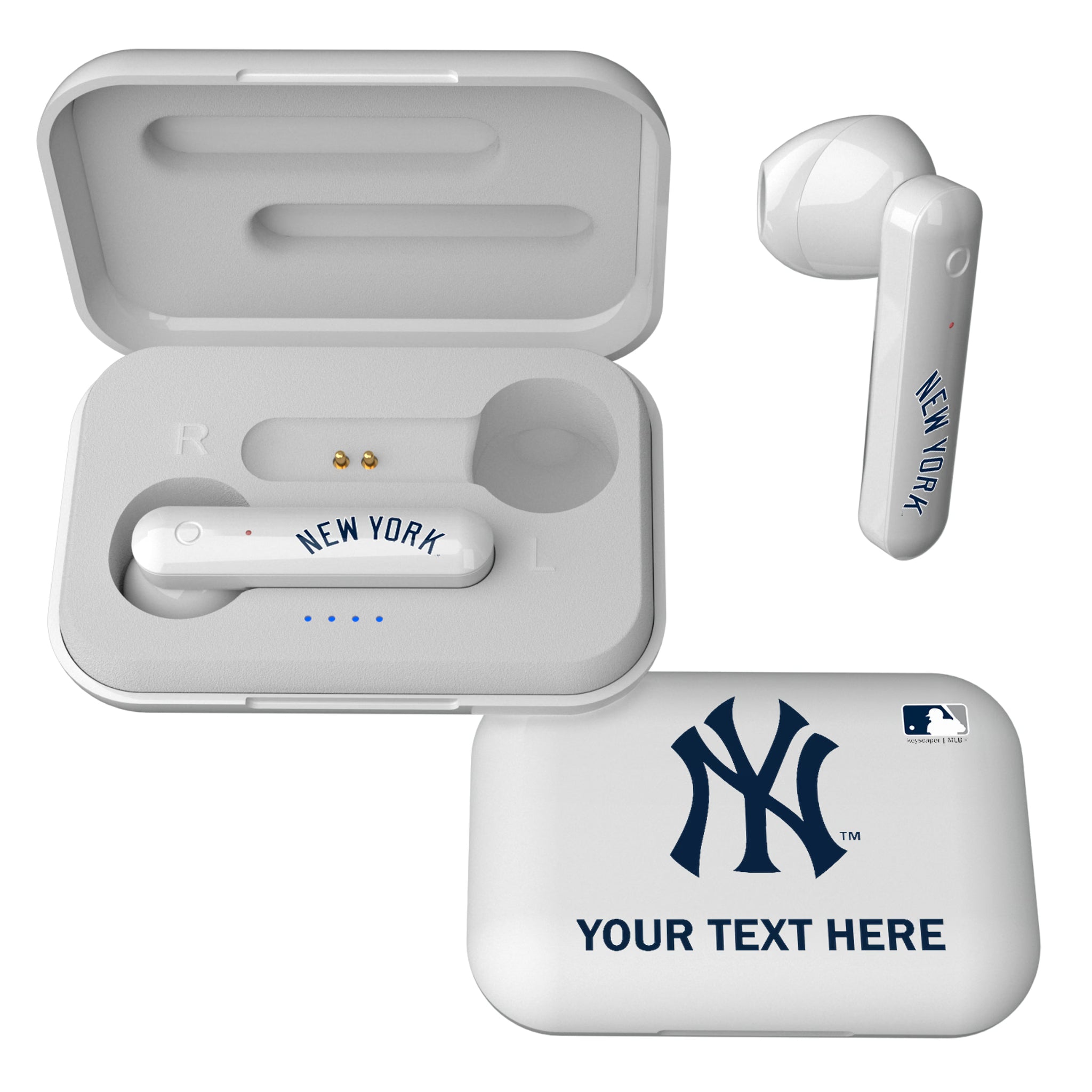 New York Yankees Personalized Insignia Wireless TWS Earbuds