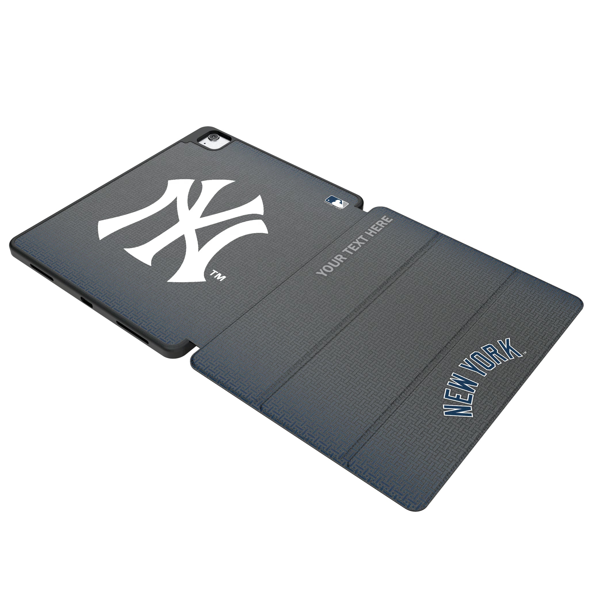 New York Yankees Personalized Linen iPad Tablet Case for Apple iPad