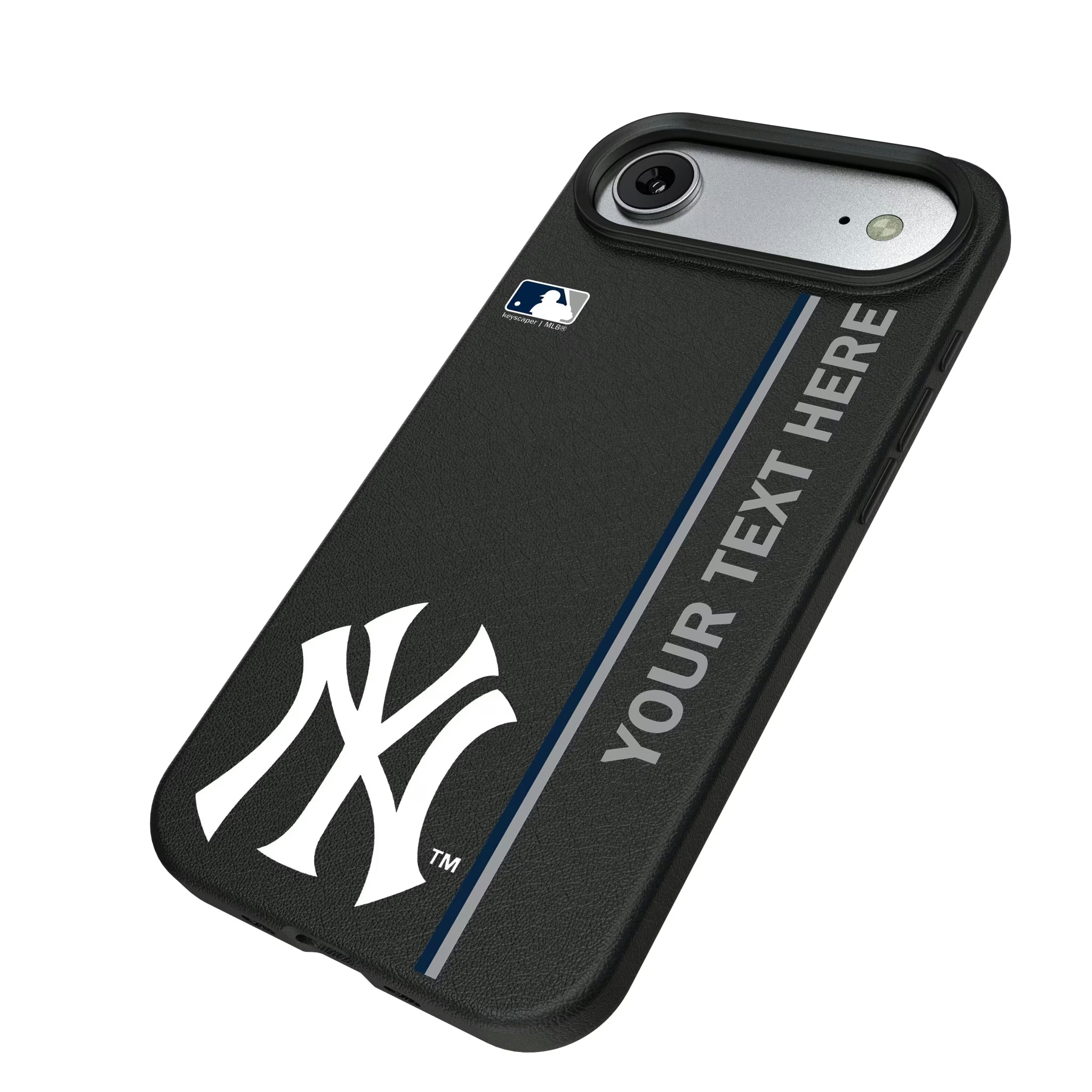 New York Yankees Personalized Sidebard iPhone MagSafe Compatible Phone Case for Apple iPhone - Isometric View#Device_iPhone Air