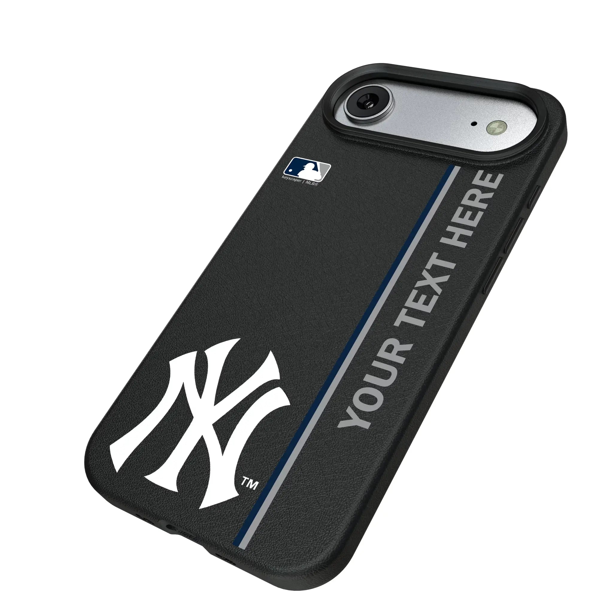 New York Yankees Personalized Sidebard iPhone MagSafe Compatible Phone Case for Apple iPhone - Isometric View#Device_iPhone Air