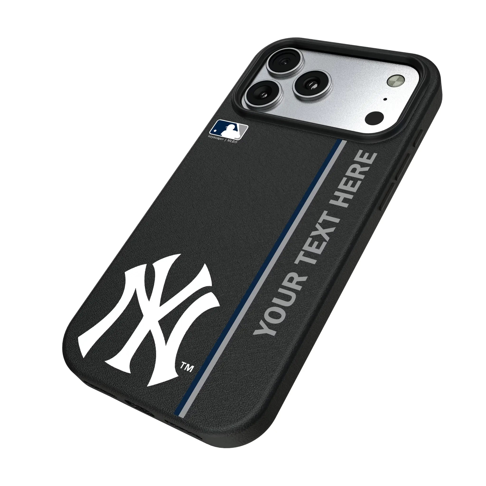 New York Yankees Personalized Sidebard iPhone MagSafe Compatible Phone Case for Apple iPhone - Isometric View#Device_iPhone 17 Pro Max