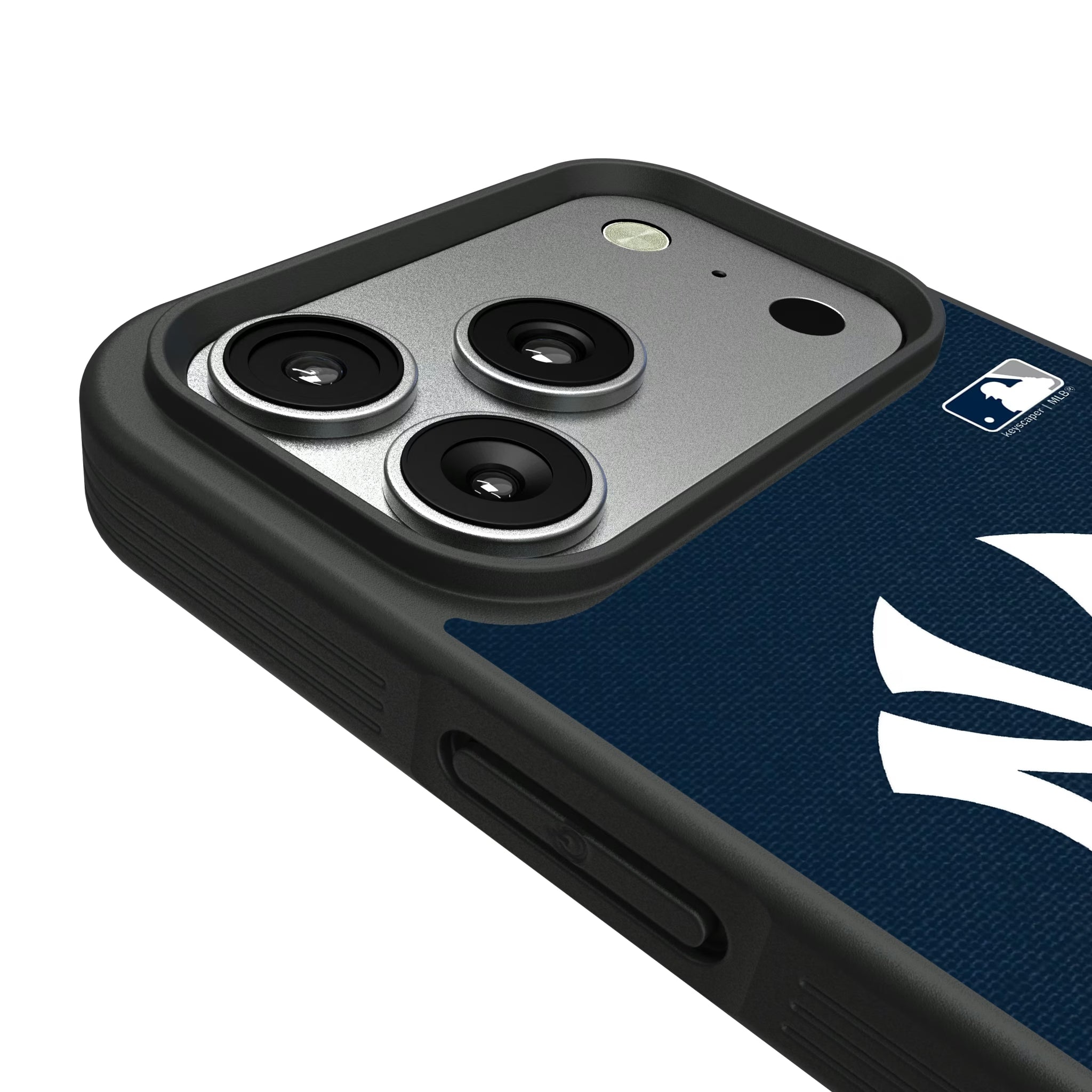 New York Yankees Personalized Stripe iPhone Bump Phone Case for Apple iPhone - Detail#Device_iPhone 17 Pro