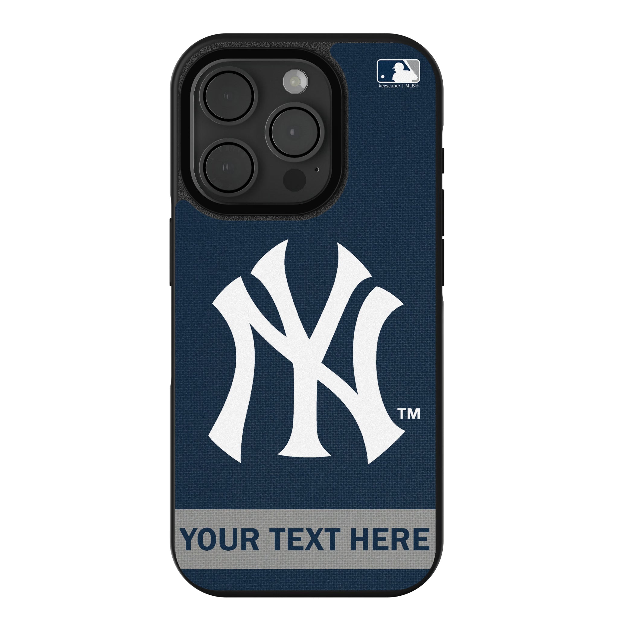 New York Yankees Personalized Stripe iPhone Bump Phone Case for Apple iPhone
