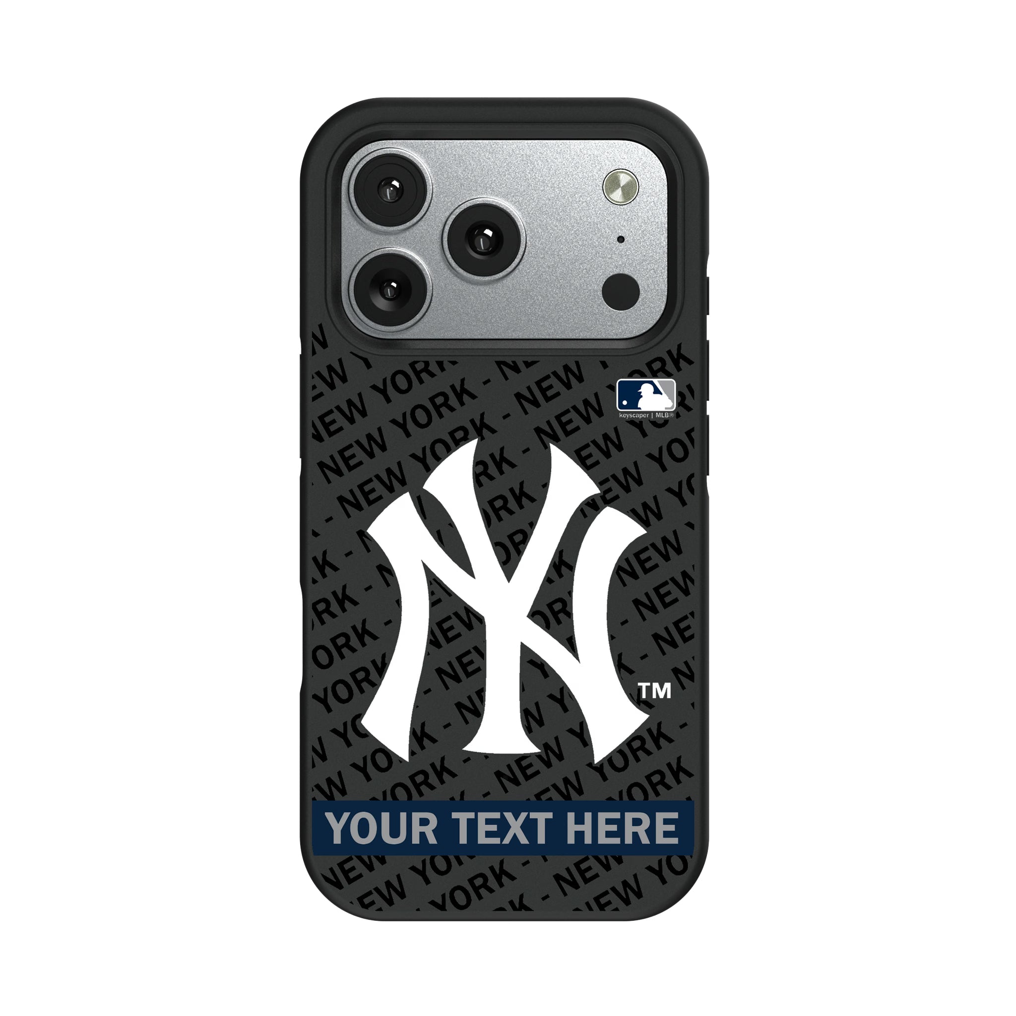 New York Yankees Personalized Tilt iPhone Bump Phone Case for Apple iPhone#Device_iPhone 17 Pro