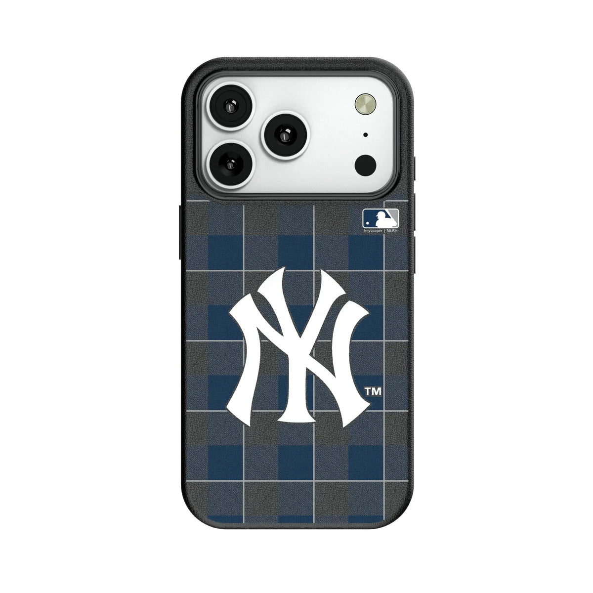 New York Yankees Plaid MagSafe Compatible Phone Case for Apple iPhone
