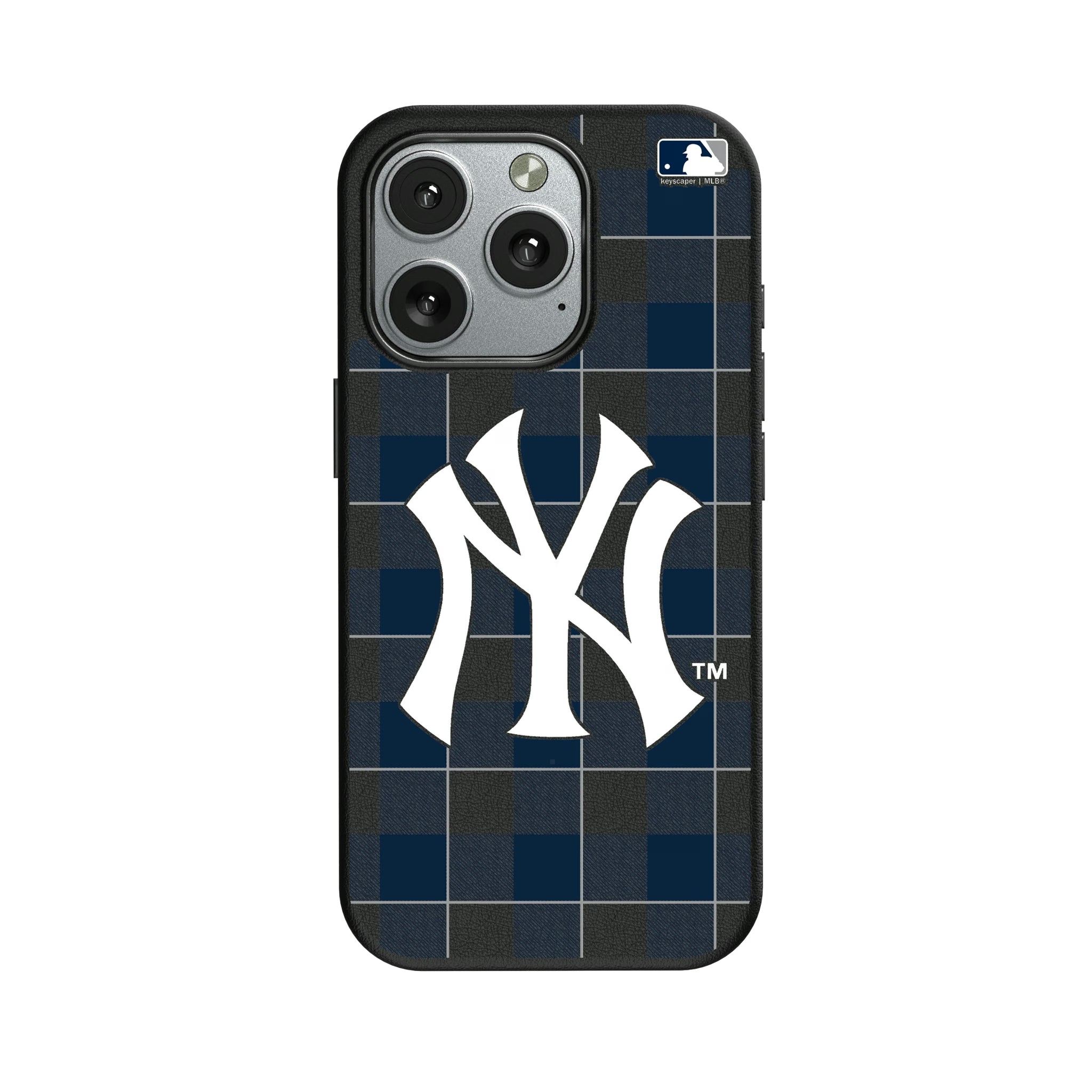 New York Yankees Plaid iPhone MagSafe Compatible Phone Case for Apple iPhone