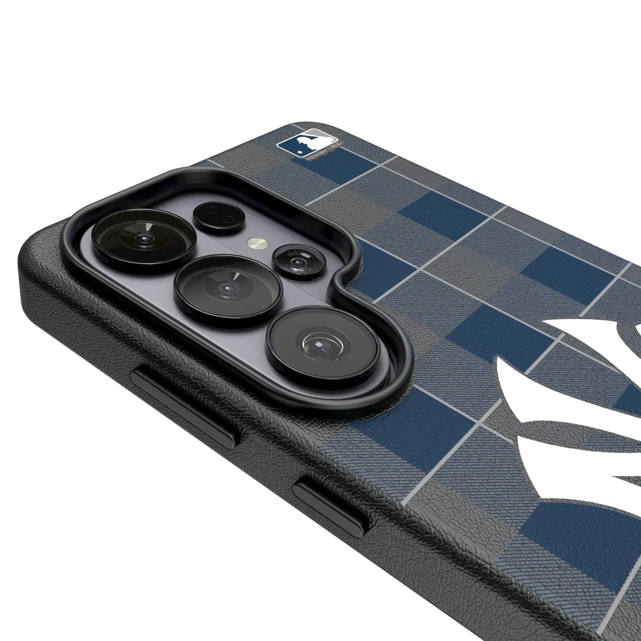 New York Yankees Plaid Galaxy MagSafe Compatible Phone Case for Samsung Galaxy - Detail#Device_Galaxy S26 Ultra