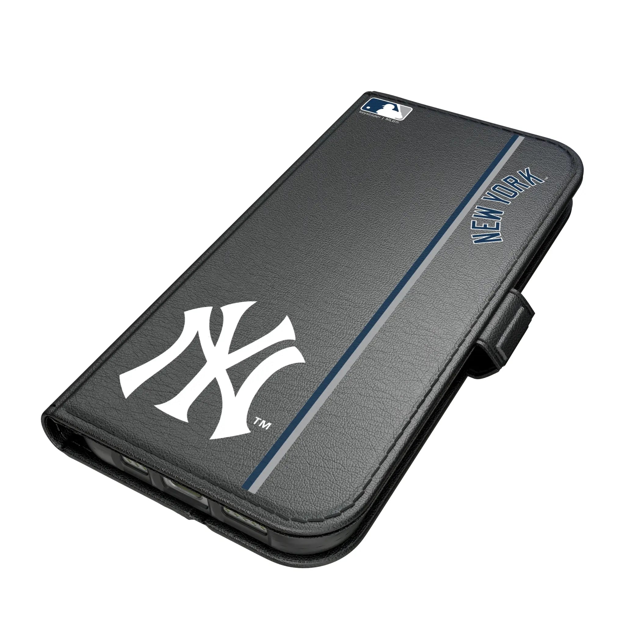 New York Yankees Sidebar iPhone Folio Phone Case for Apple iPhone#Device_iPhone 17