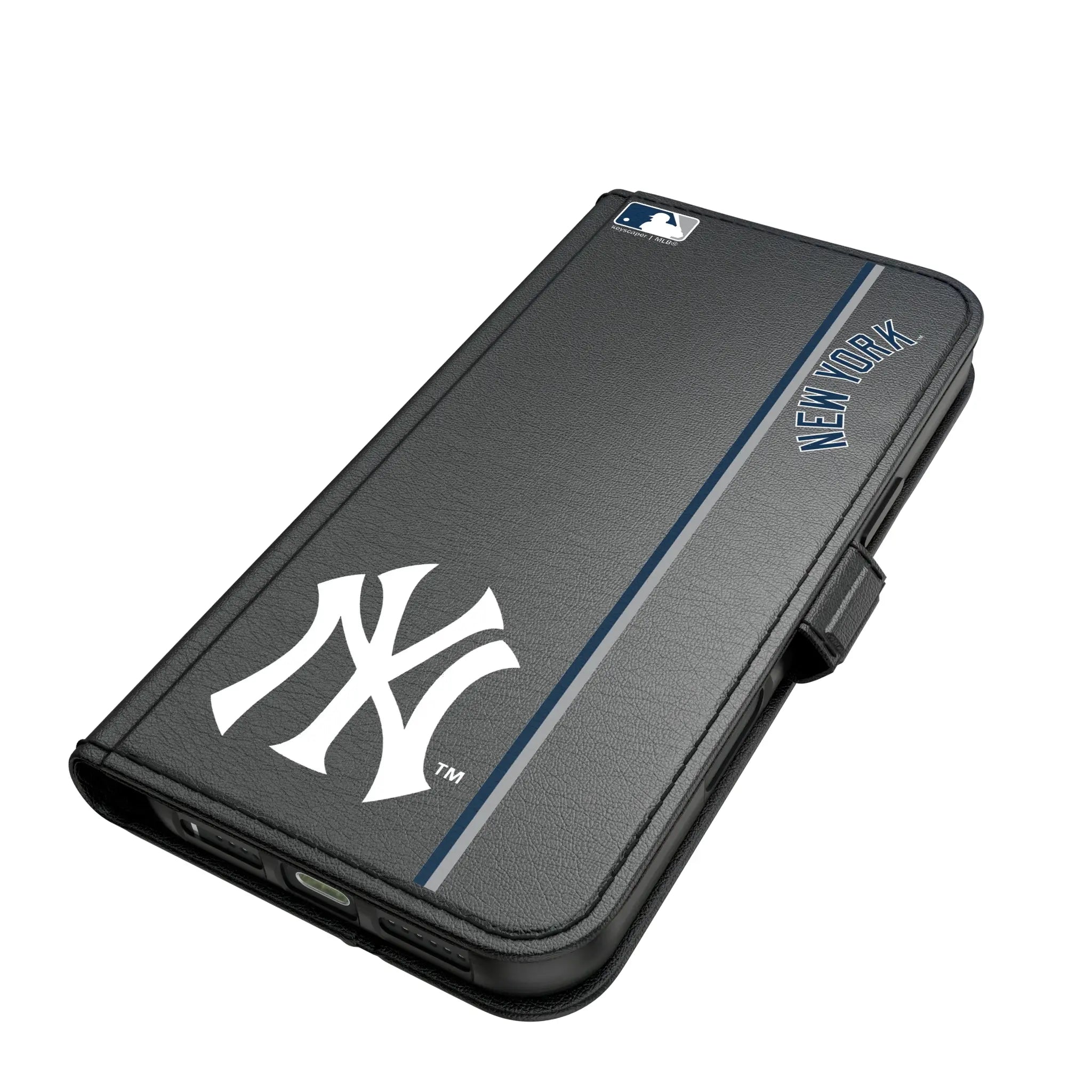New York Yankees Sidebar iPhone Folio Phone Case for Apple iPhone#Device_iPhone 17 Pro Max