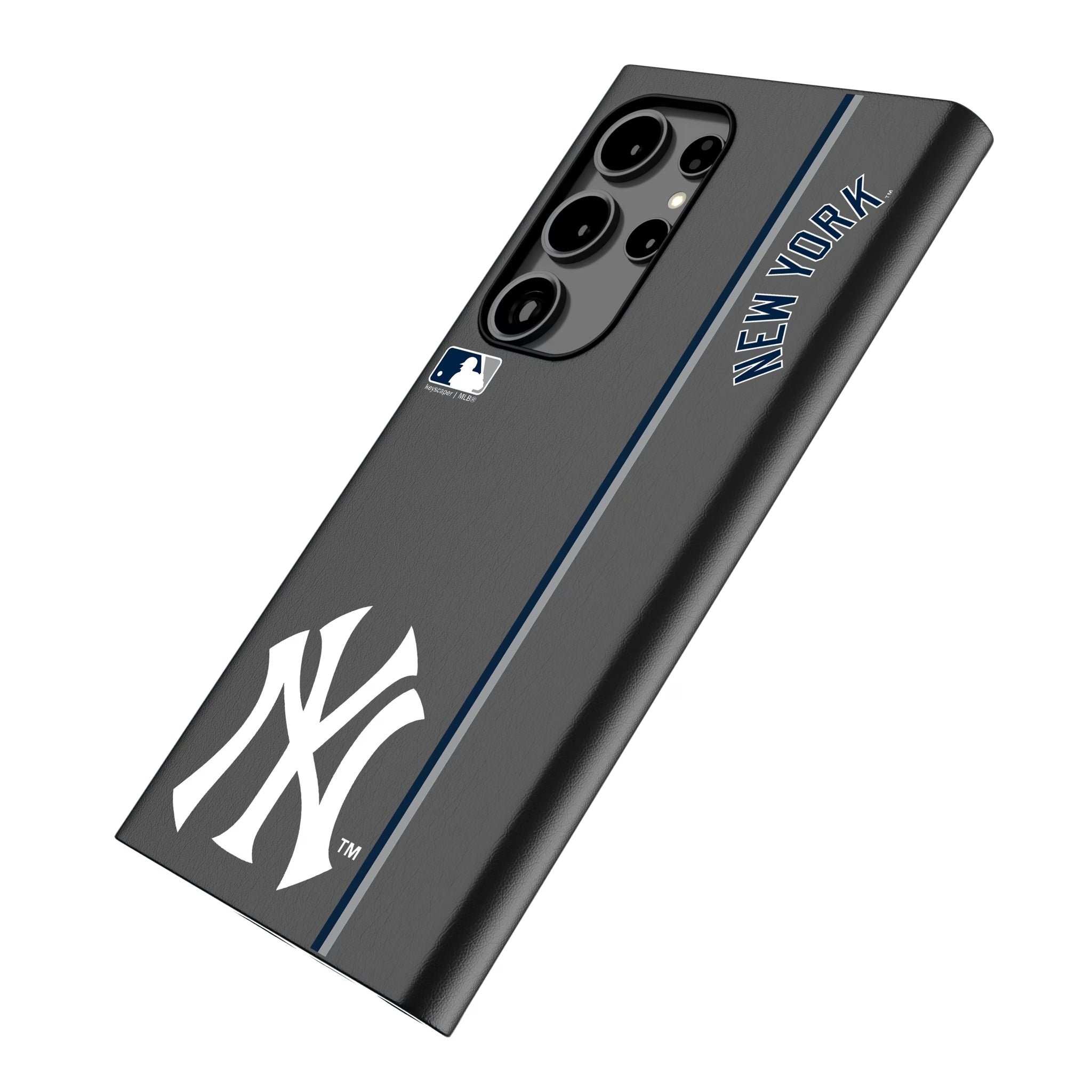 New York Yankees Sidebar Galaxy MagSafe Compatible Phone Case for Samsung Galaxy - Isometric View