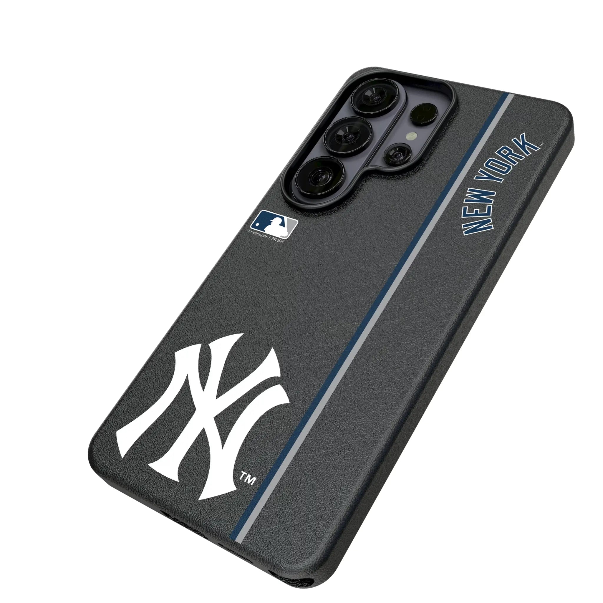 New York Yankees Sidebar Galaxy MagSafe Compatible Phone Case for Samsung Galaxy - Isometric View#Device_Galaxy S26 Ultra