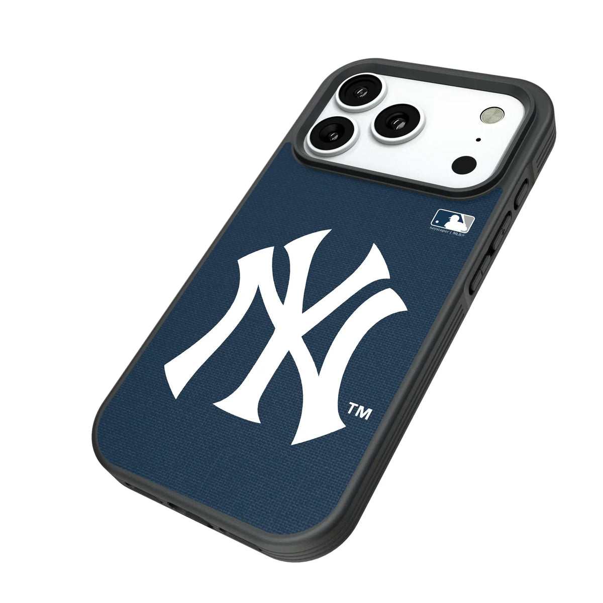New York Yankees Solid iPhone Bump Phone Case for Apple iPhone - Isometric View#Device_iPhone 18 Pro