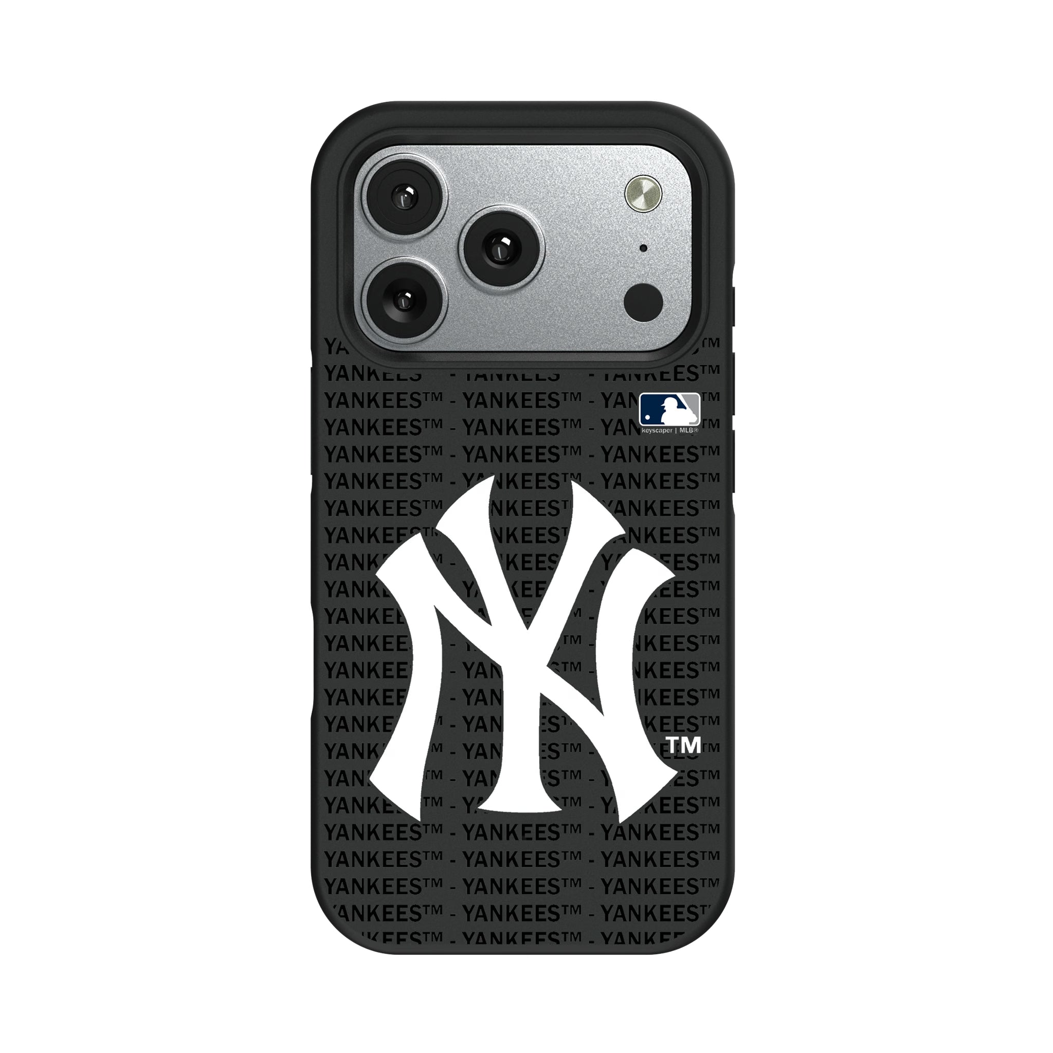 New York Yankees Text Backdrop iPhone Bump Phone Case for Apple iPhone#Device_iPhone 17 Pro