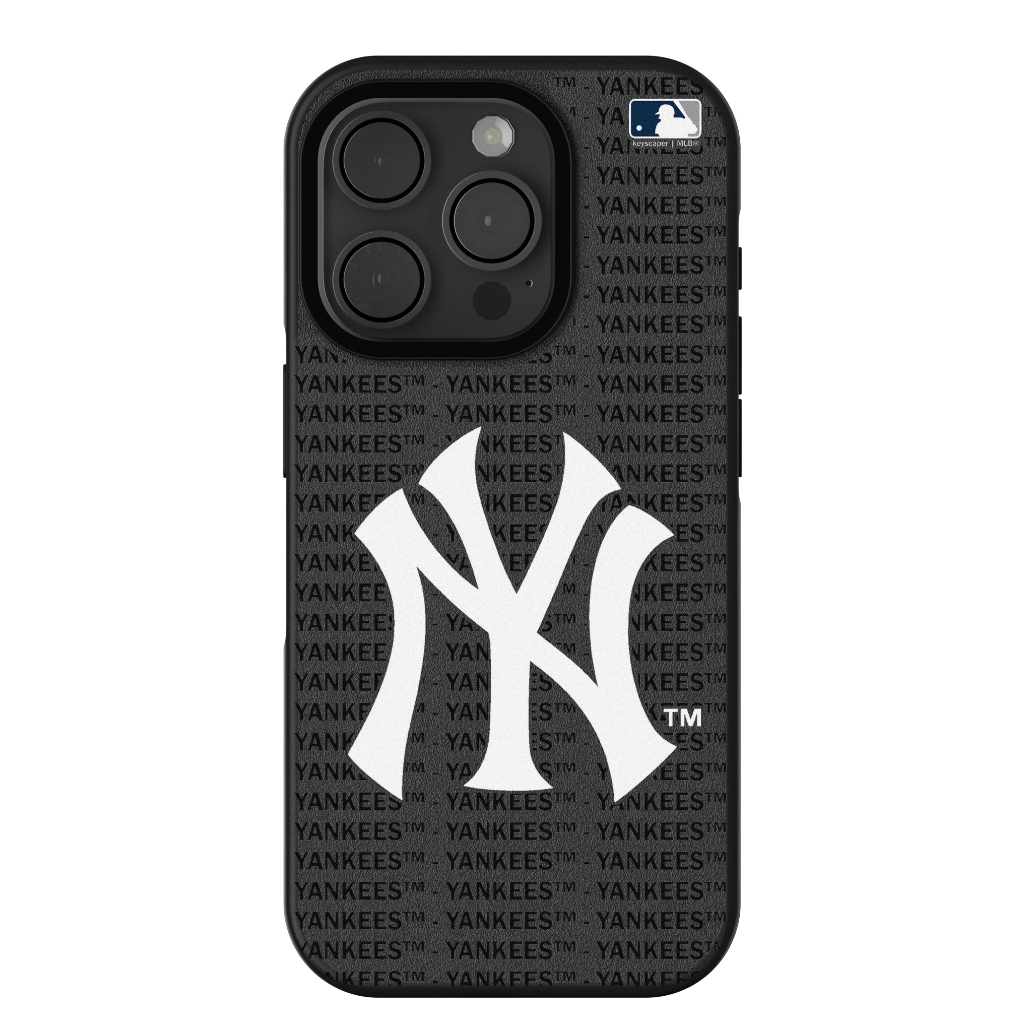 New York Yankees Text Backdrop iPhone Bump Phone Case for Apple iPhone