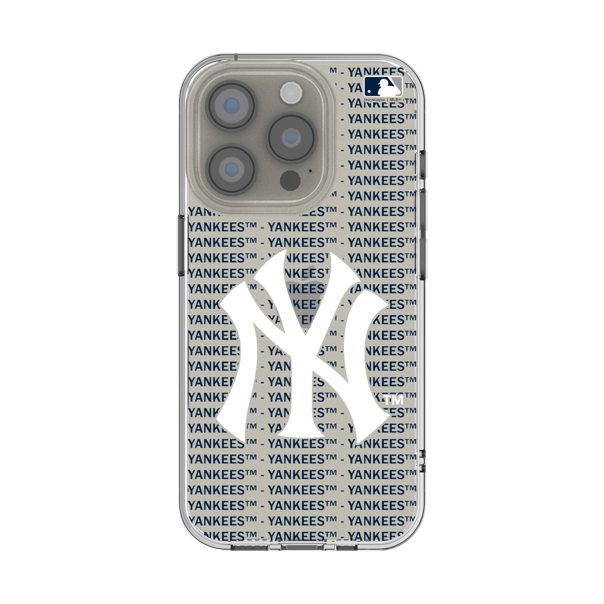 New York Yankees Text Backdrop iPhone Clear Phone Case for Apple iPhone
