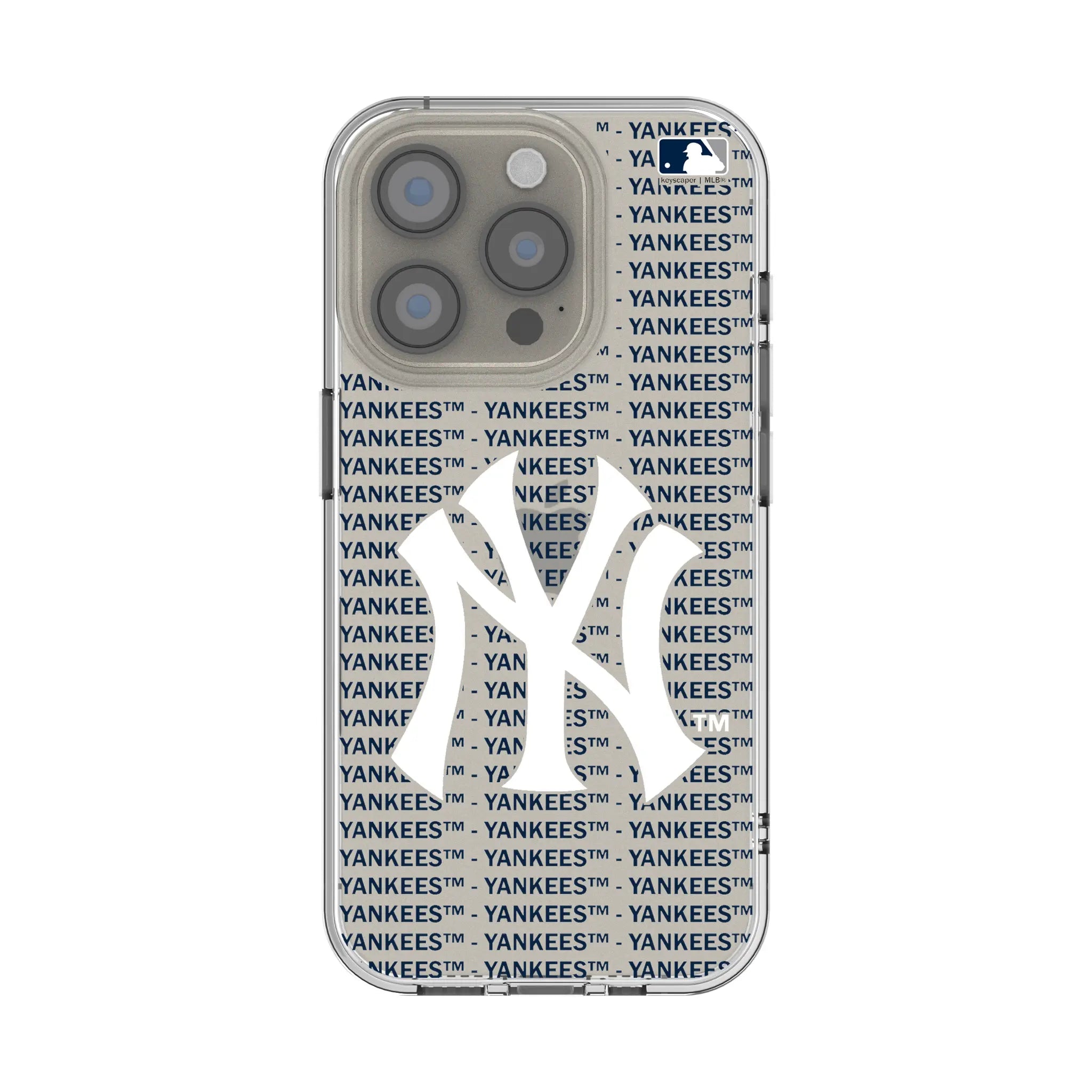 New York Yankees Text Backdrop iPhone Clear Phone Case for Apple iPhone