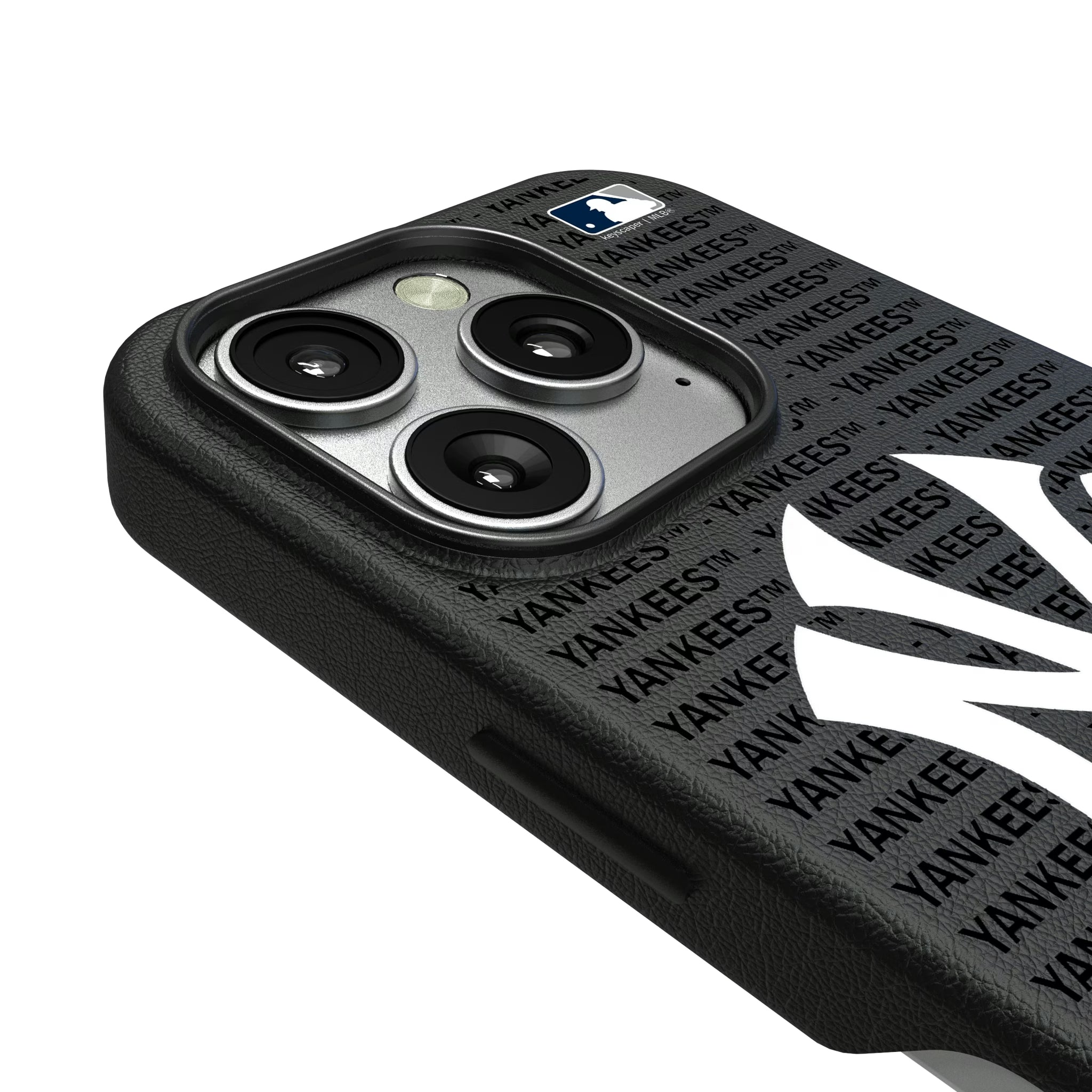 New York Yankees Text Backdrop iPhone MagSafe Compatible Phone Case for Apple iPhone - Detail