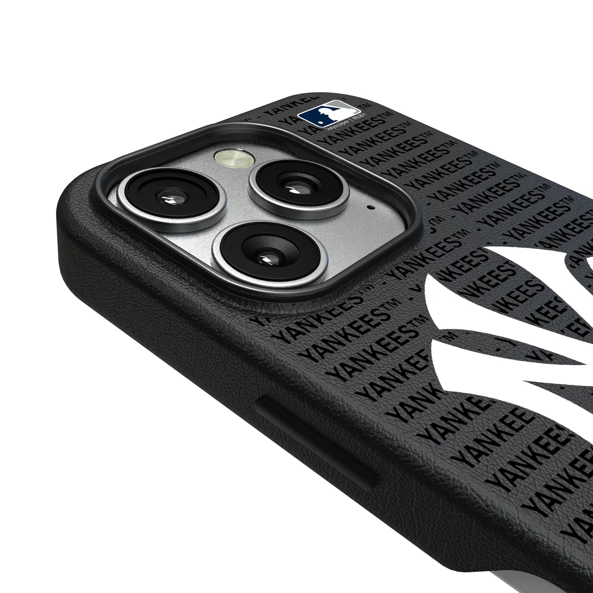 New York Yankees Text Backdrop iPhone MagSafe Compatible Phone Case for Apple iPhone - Detail