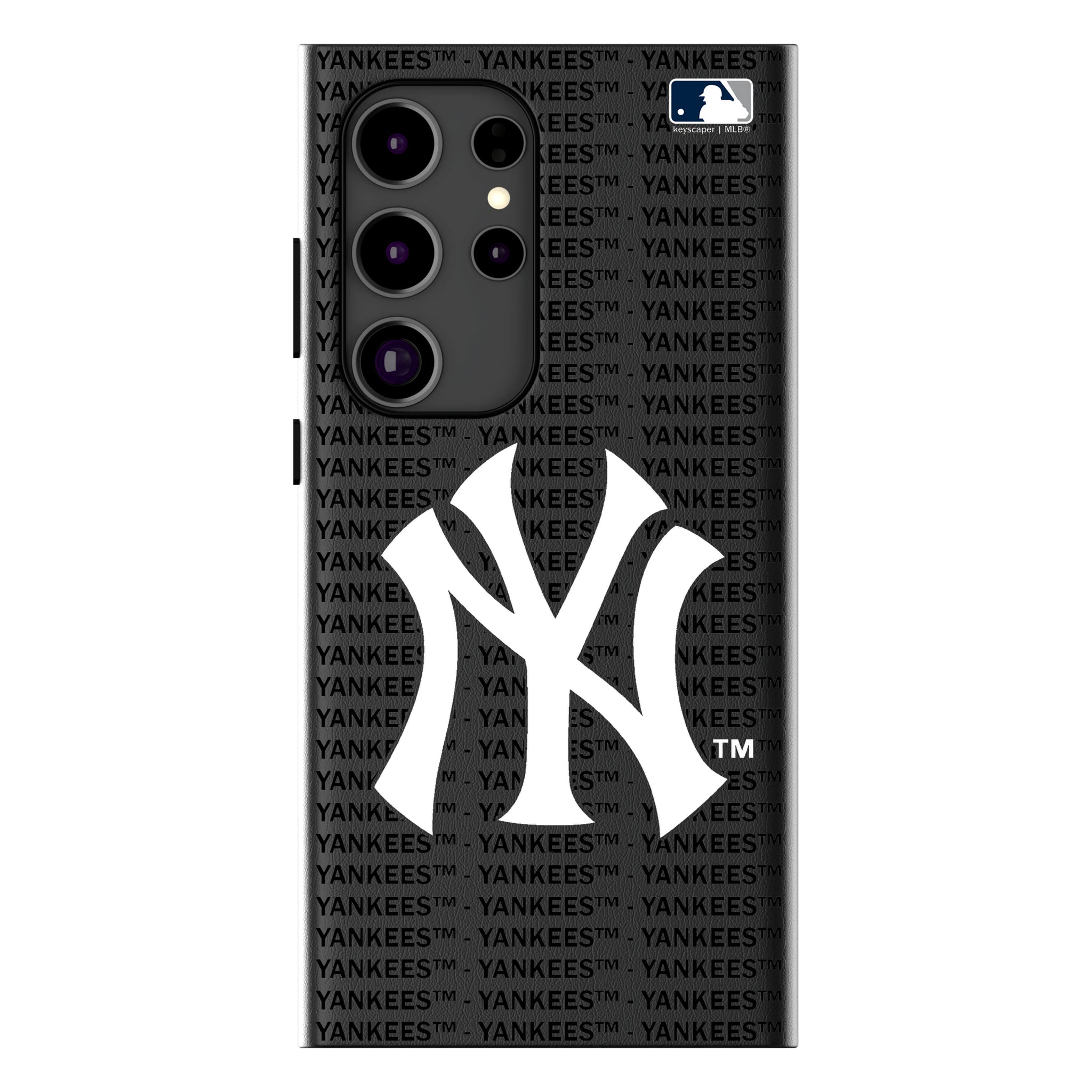 New York Yankees Text Backdrop Galaxy MagSafe Compatible Phone Case for Samsung Galaxy