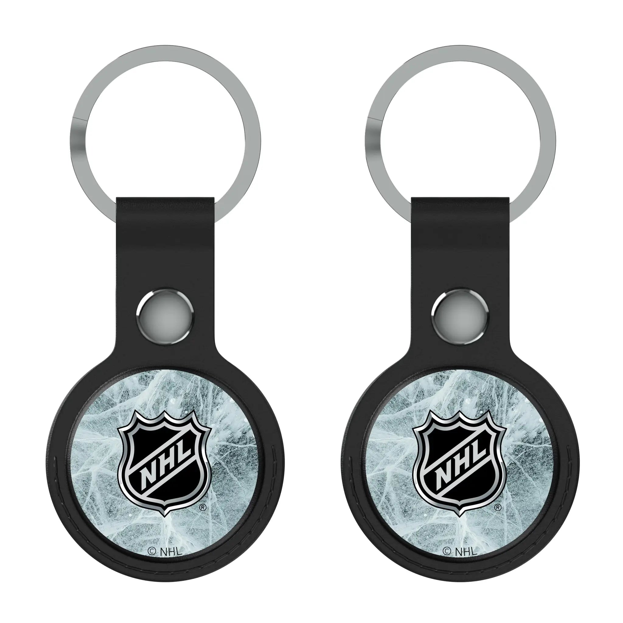 NHL BaseOne AirTag Black Airtag Holder 2-Pack