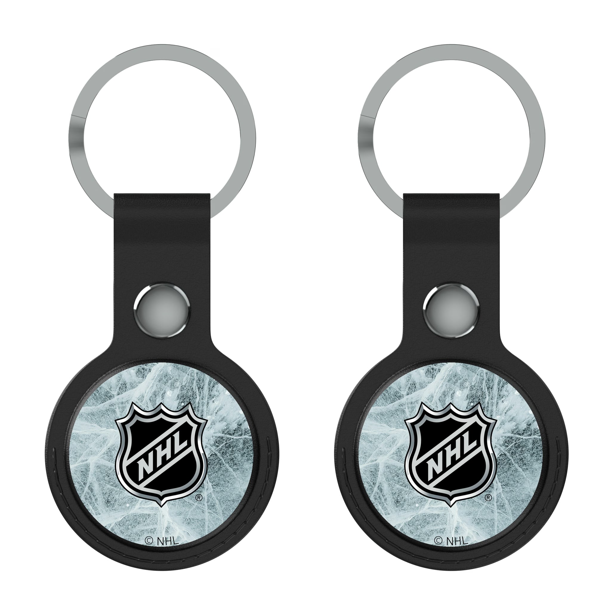 NHL BaseOne AirTag Black Airtag Holder 2-Pack