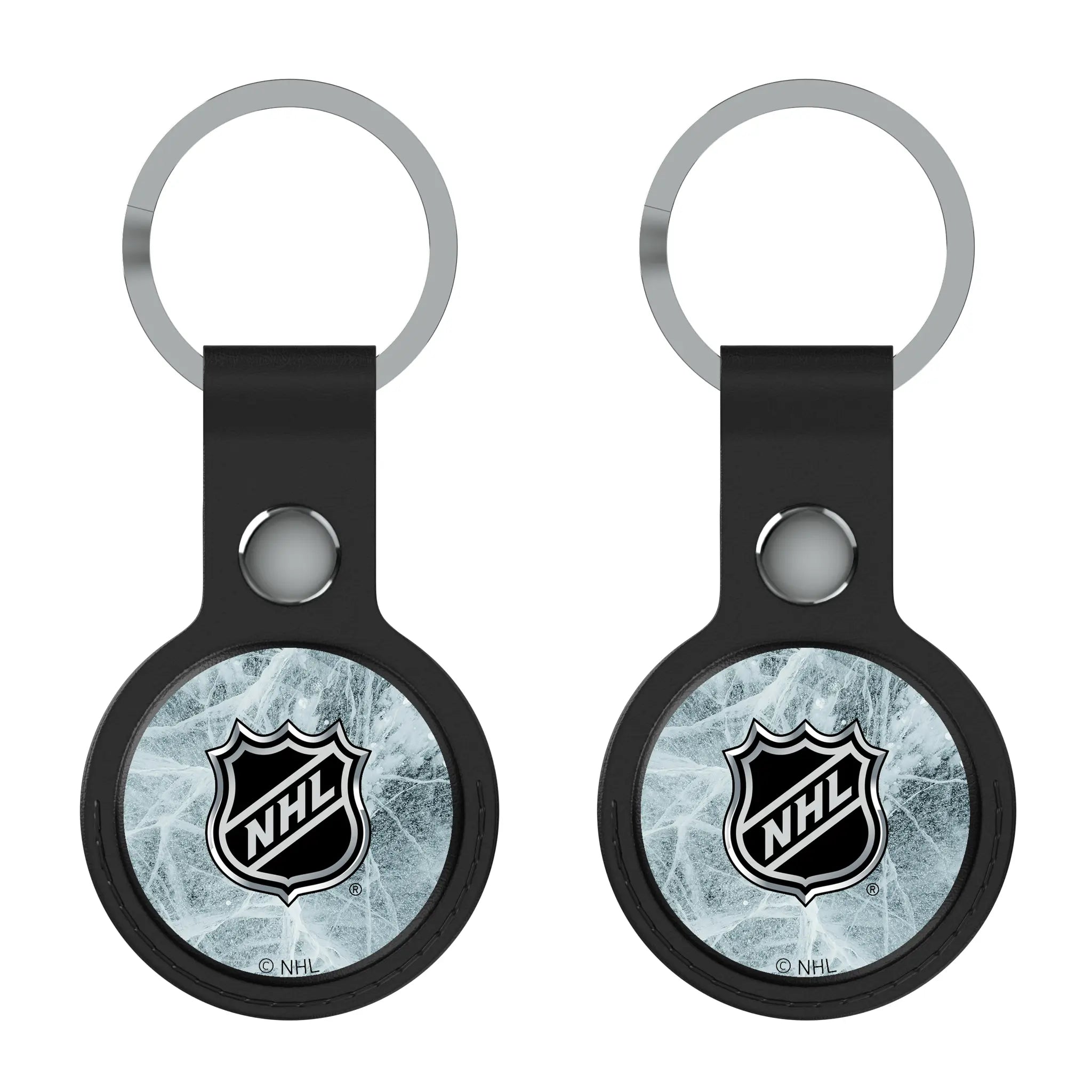 NHL BaseOne AirTag Black Airtag Holder 2-Pack