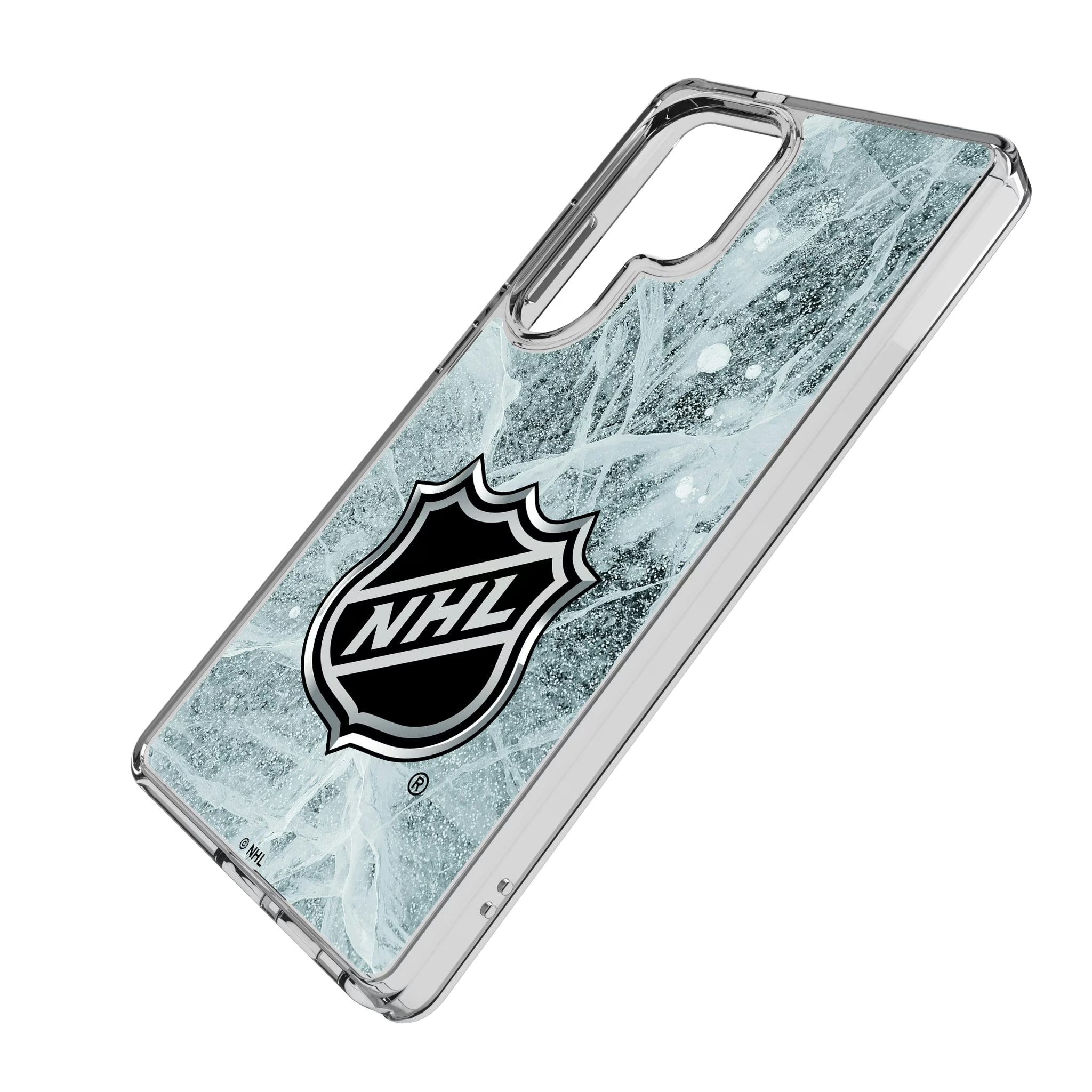 NHL BaseOne Galaxy Clear Phone Case for Samsung Galaxy - Isometric View